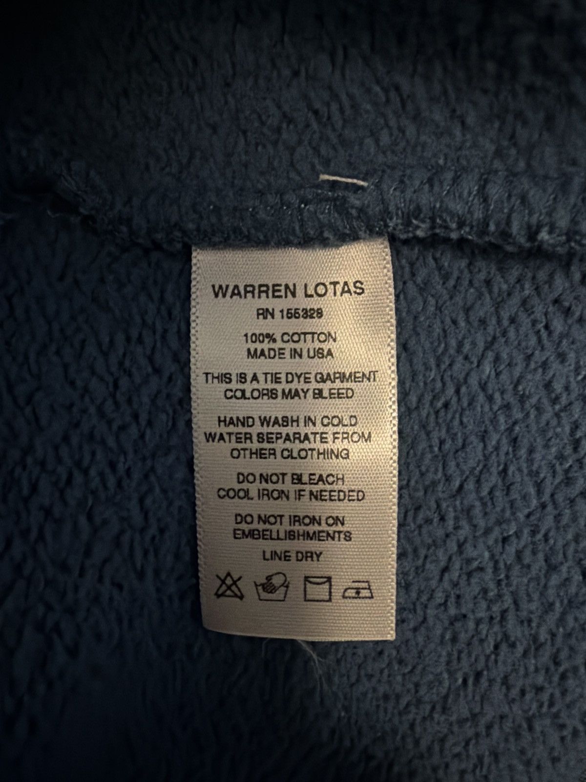 Warren Lotas Warren Lotas Indigo Skull Zip Hoodie Size US L / EU 52-54 / 3 - 5 Thumbnail