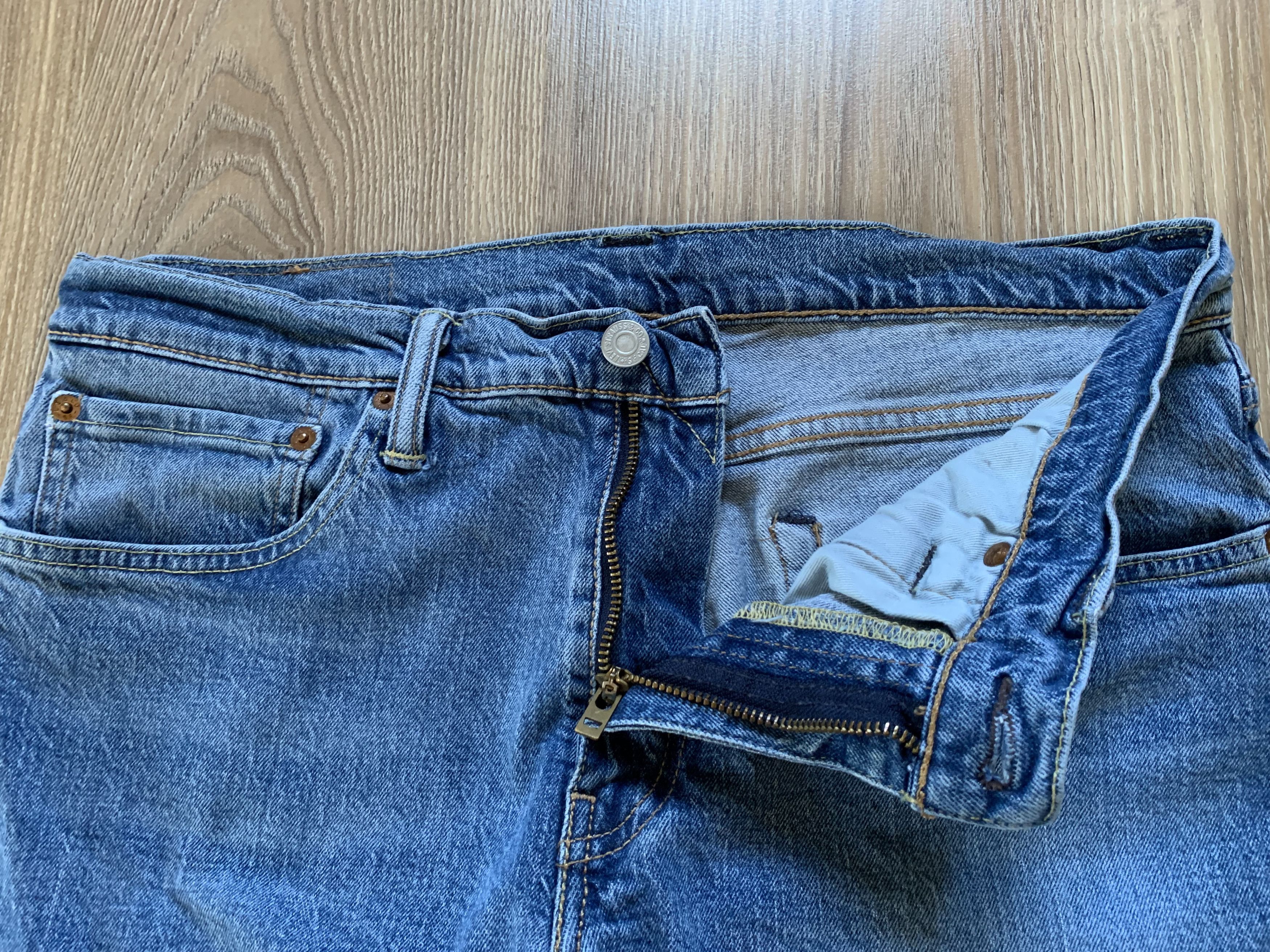 Levi's × Vintage Levis 511 Stretch Light Blue Denim Jeans Size US 34 / EU 50 - 5 Thumbnail