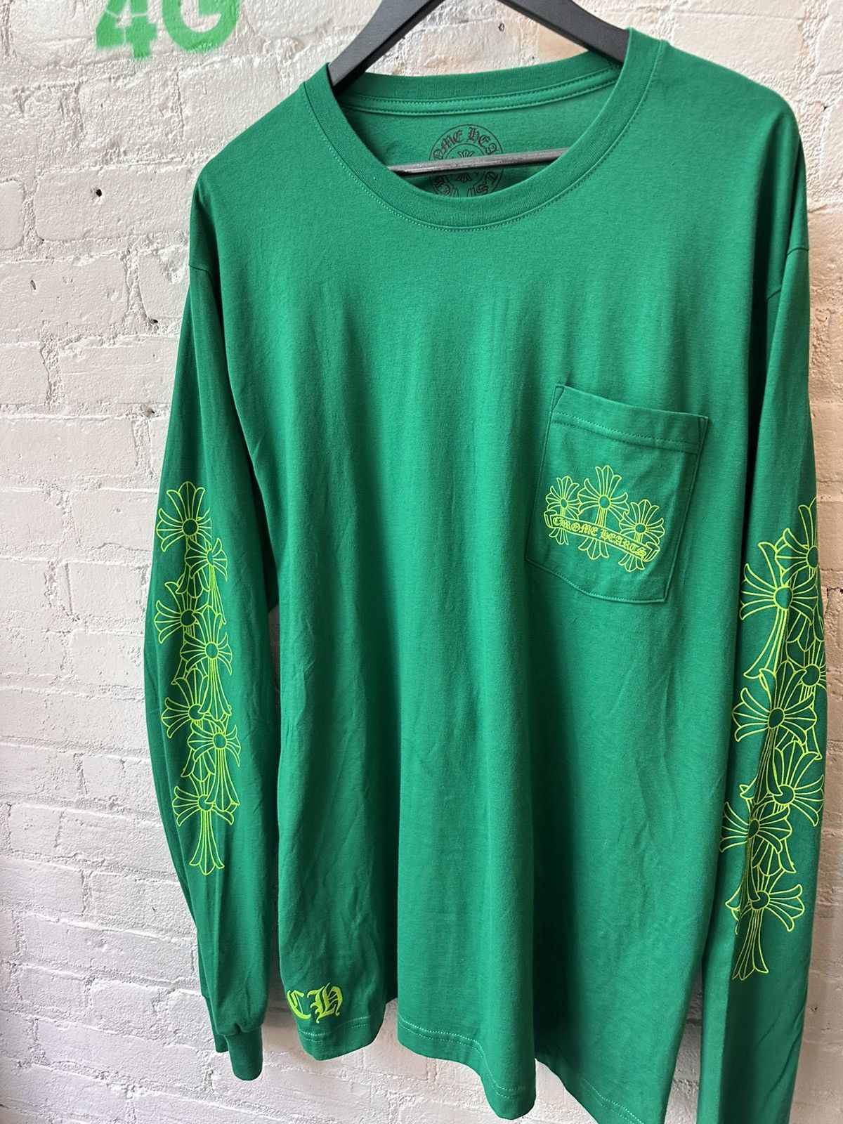 4GSELLER × Chrome Hearts CHROME HEARTS x 4GSELLER GFYS FUCK YOURSELF CROSS SHIRT Size US XL / EU 56 / 4 - 2 Thumbnail