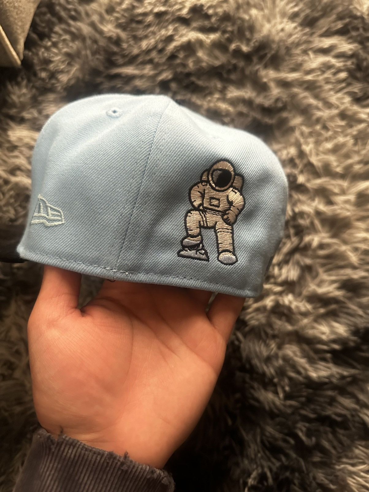 New Era × Other Astros baby blue fitted hat with side and back patch. Size ONE SIZE - 2 Thumbnail