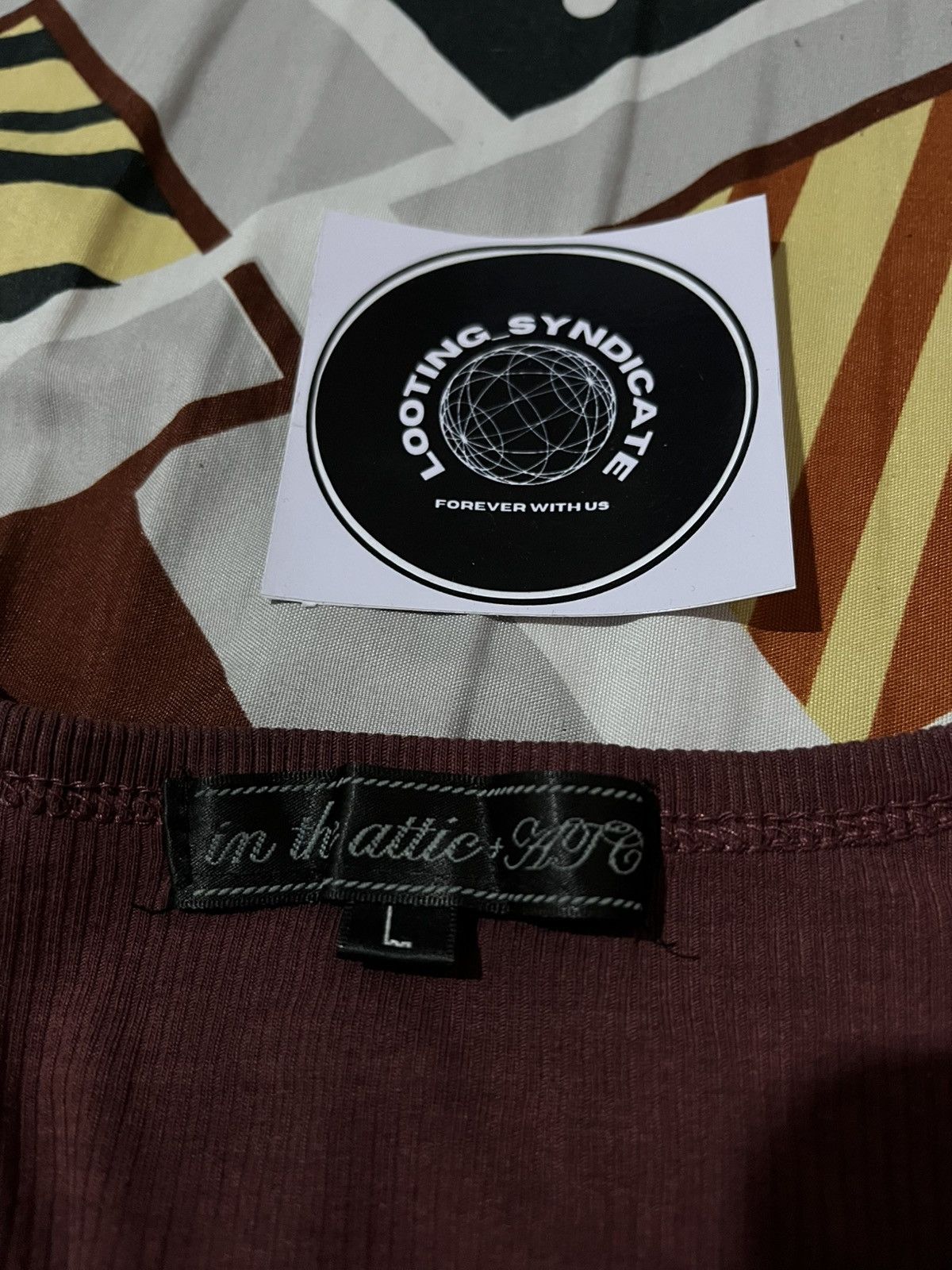 In The Attic × Japanese Brand × Vintage In The Attic Tie Dye Gothic Punk Longsleve Size US L / EU 52-54 / 3 - 7 Thumbnail