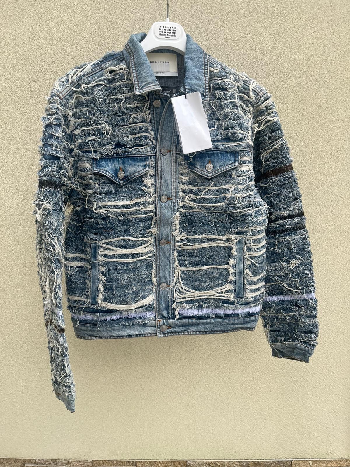 Alyx × Blackmeans Distressed Denim Jacket in Blue Size US XL / EU 56 / 4 - 5 Thumbnail