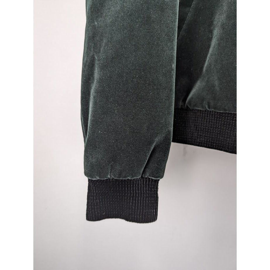 Saint Laurent Paris o1rshd1 Teddy College Cotton Jacket in Green Emerald Size US M / EU 48-50 / 2 - 9 Thumbnail