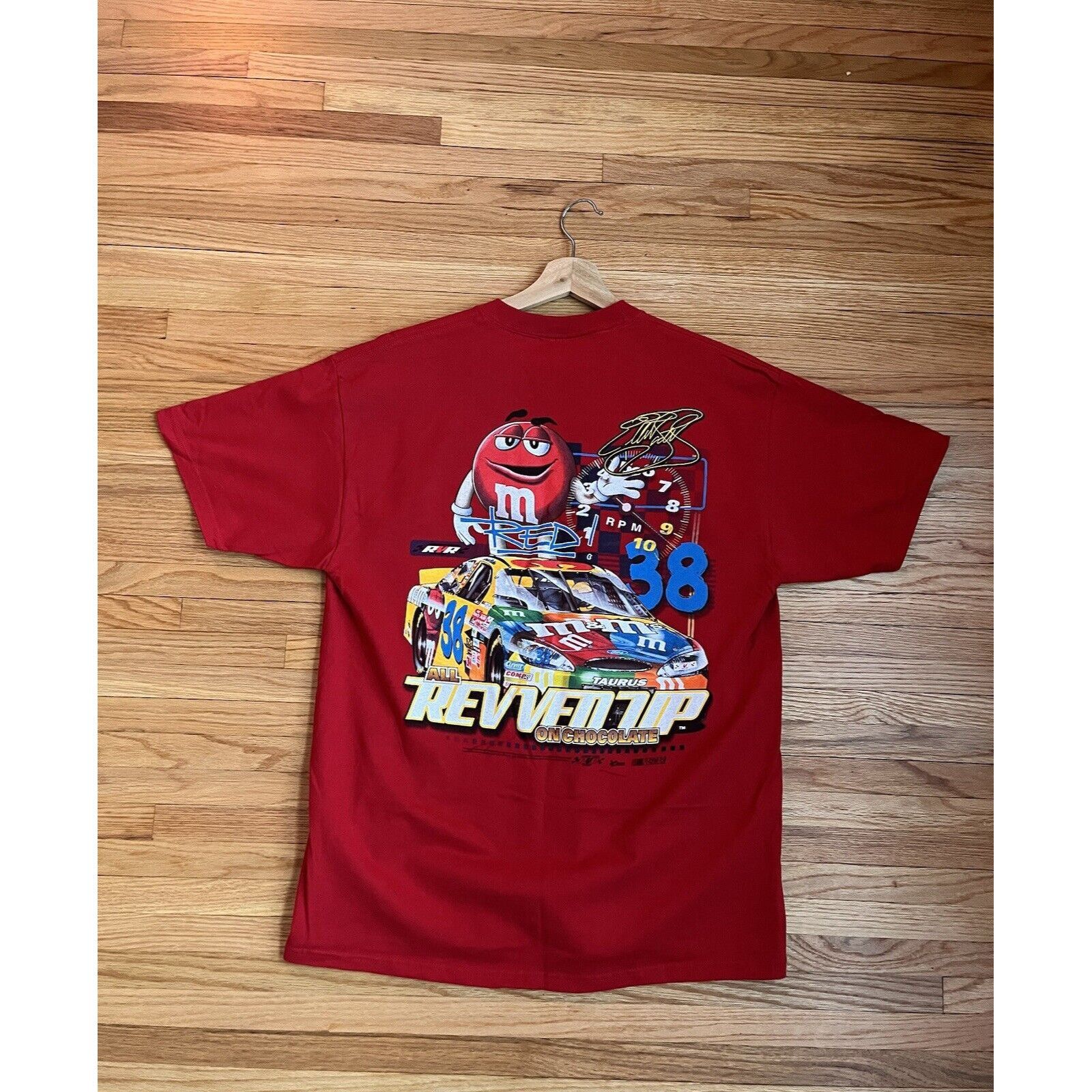 NASCAR VINTAGE NASCAR SKITTLES RACING TEAM ELLIOT SADLER 38 T SHIRT Size US M / EU 48-50 / 2 - 5 Thumbnail
