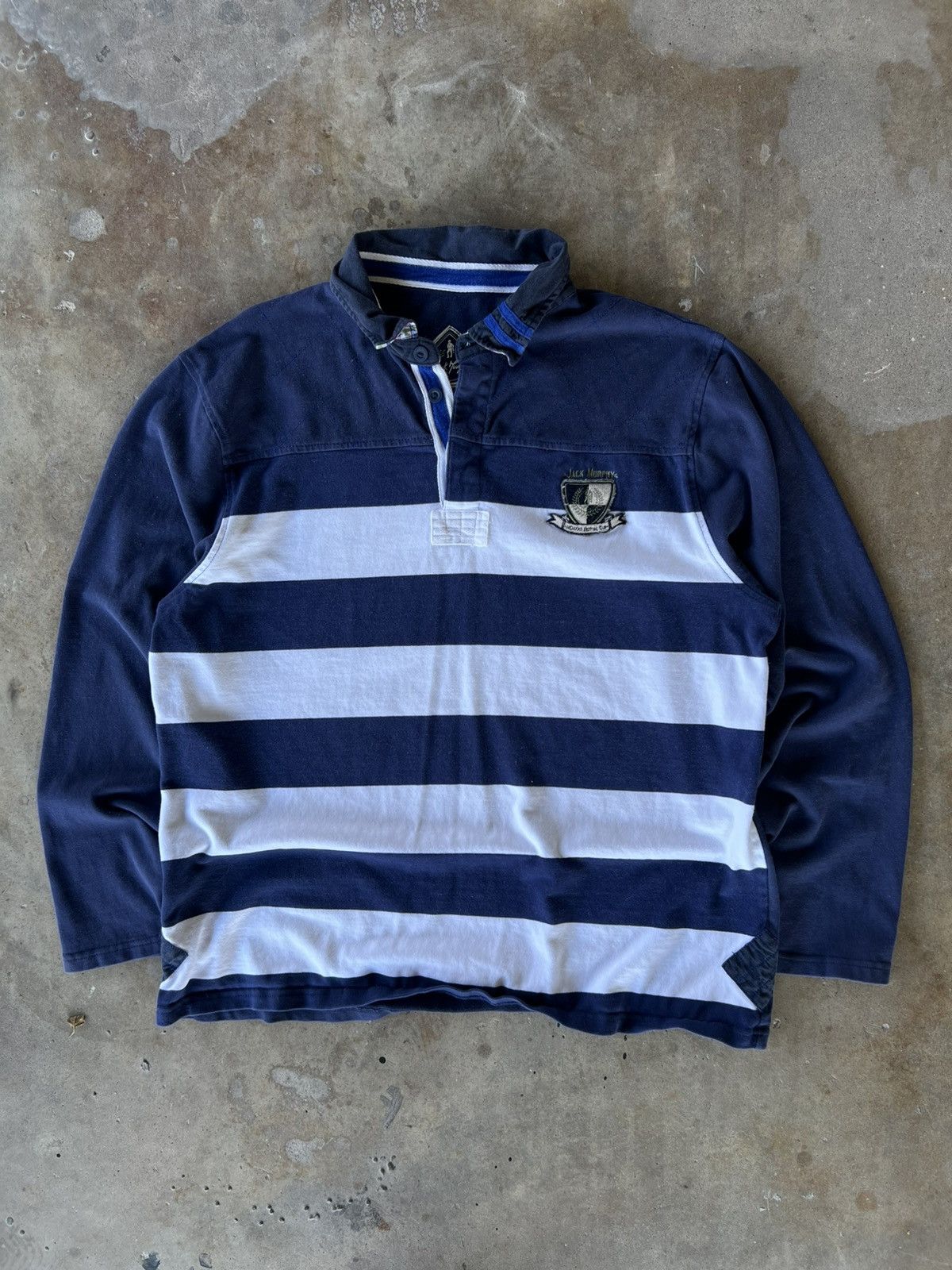 Vintage Polo Ralph Lauren Style Rugby Button Up Polo Shirt