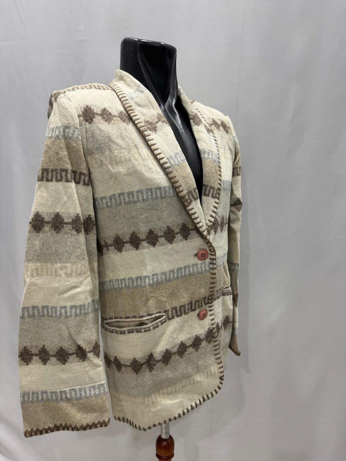 Aztech Mountain × Tribal Streetwear Vintage Dalmys Aztec Blazer Jacket Size US M / EU 48-50 / 2 - 6 Thumbnail