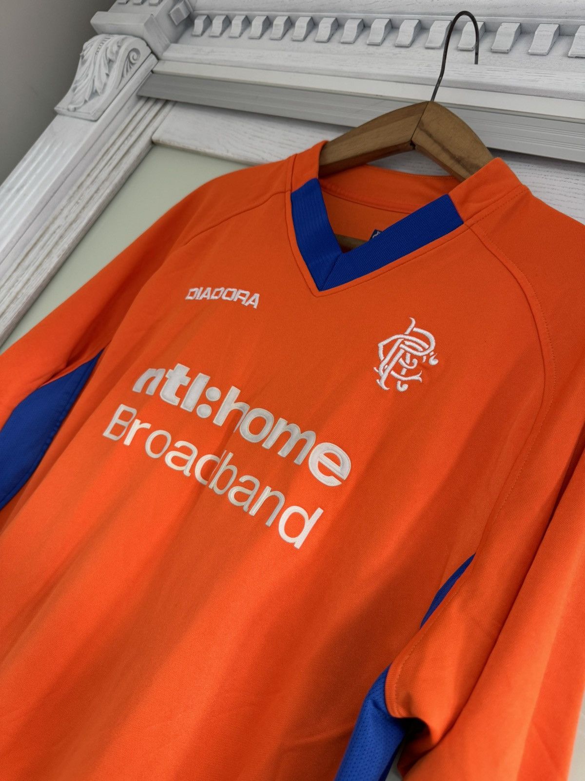 Diadora Vintage Rangers Glasgow 2002-2003 Away Soccer Jersey Kit Size US XXL / EU 58 / 5 - 5 Thumbnail