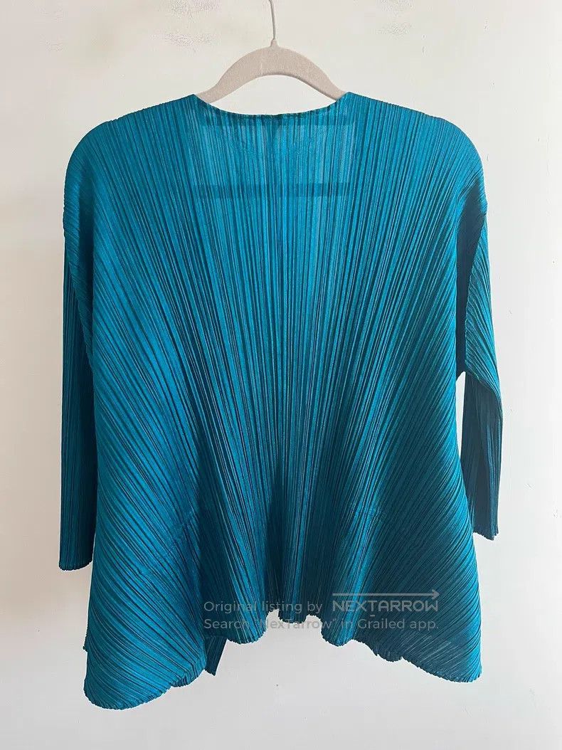 Issey Miyake Issey Miyake Blue Jacket Size XXL / US 16-18 / IT 52-54 - 2 Thumbnail