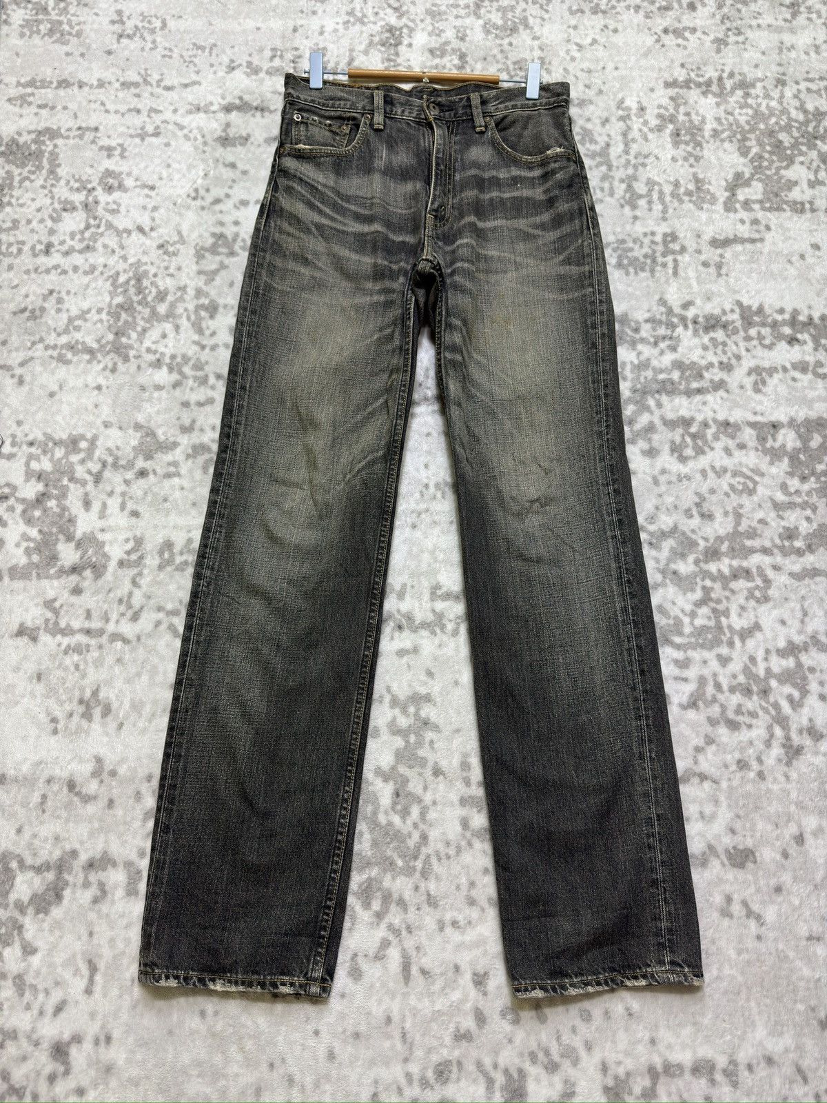 Levi's Vintage Levi’s 502 Claw Mark Acid Washed Distressed Denim Size US 30 / EU 46 - 1 Thumbnail