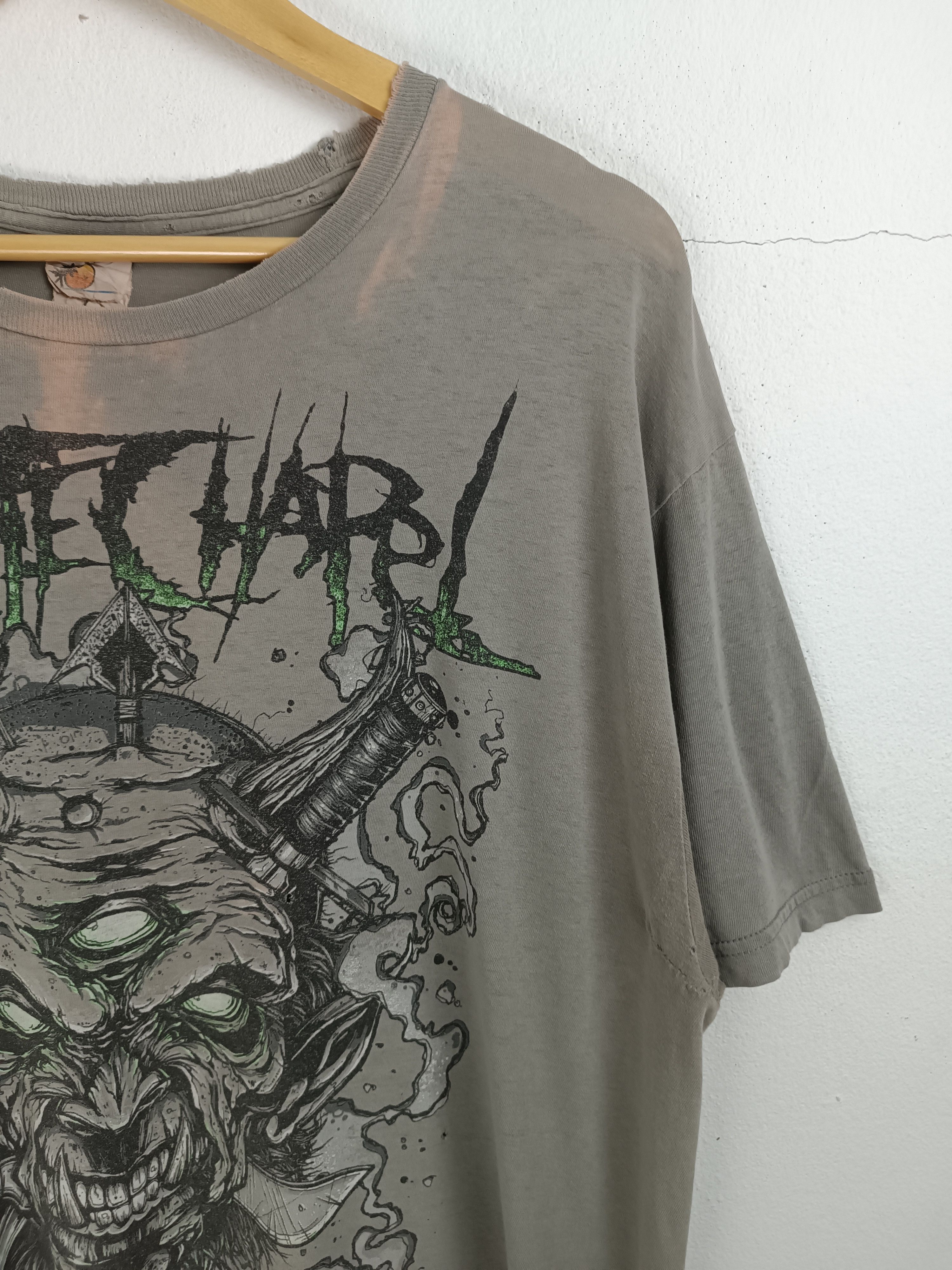 Band Tees THRASHED FADED VINTAGE Y2K WHITECHAPEL METAL lorna acacia Size US XL / EU 56 / 4 - 6 Thumbnail