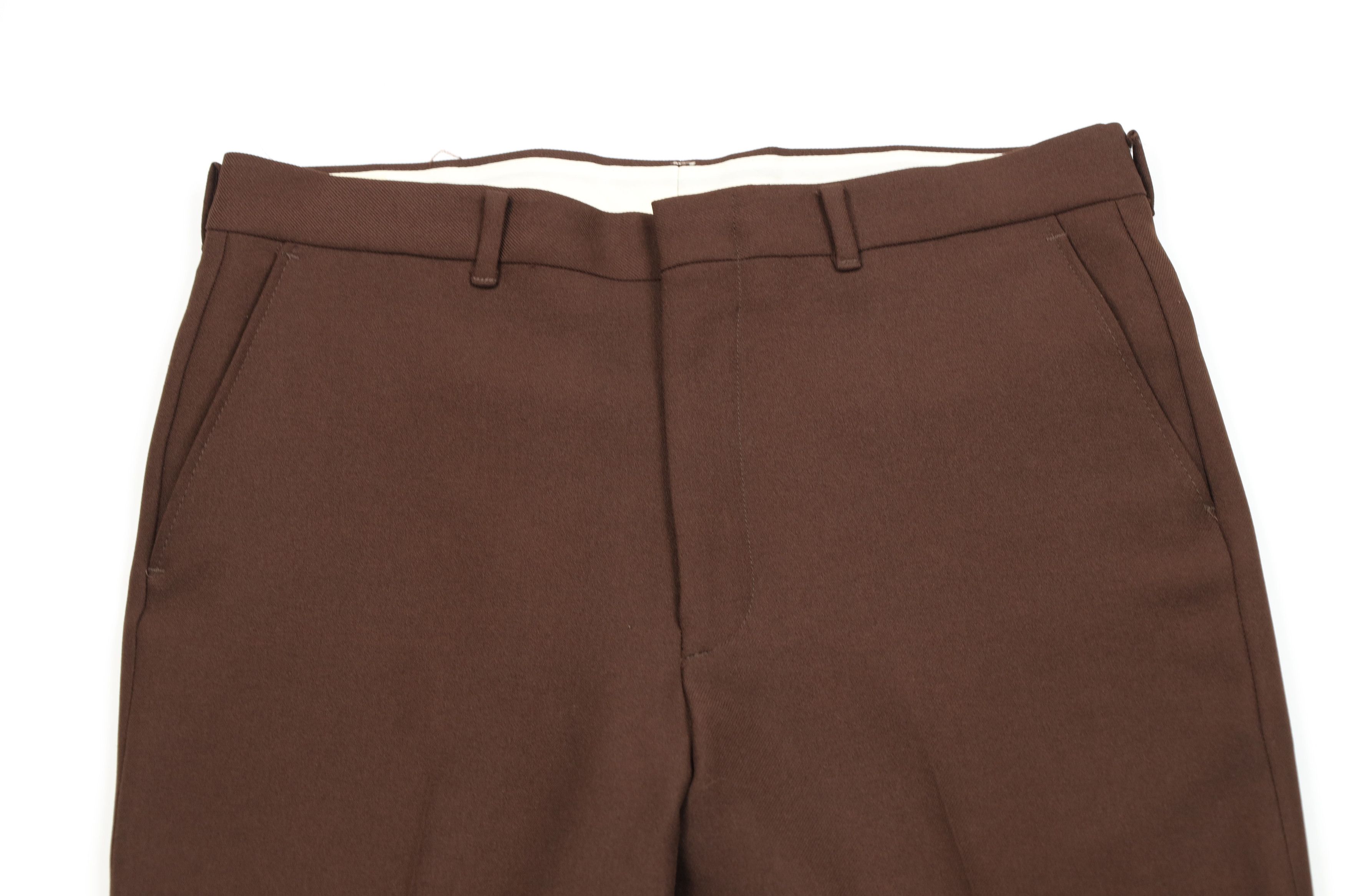 Vintage Vintage 70s Streetwear Wide Leg Chino Pants Brown USA Size US 34 / EU 50 - 2 Thumbnail