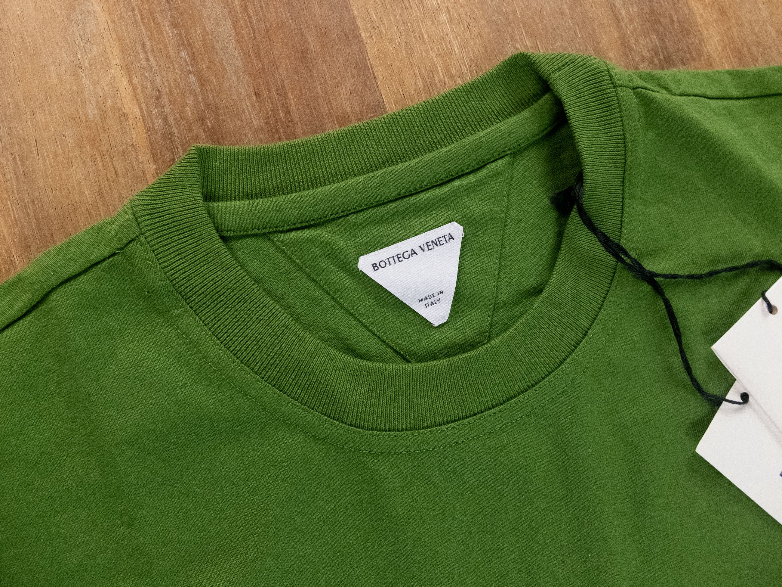Bottega Veneta BOTTEGA VENETA Sunrise green crewneck cotton t-shirt Medium Size US M / EU 48-50 / 2 - 5 Thumbnail