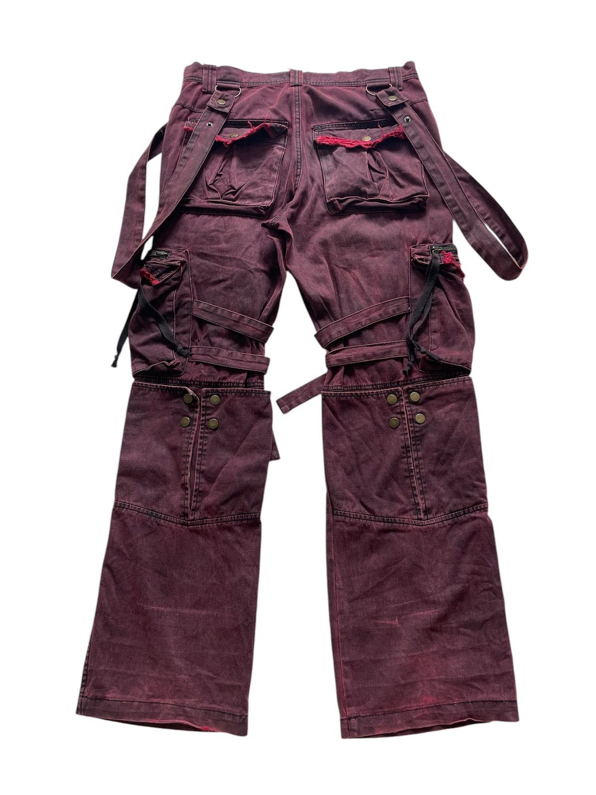 Japanese Brand Vintage Japanese Brand Parachute Bondage Cargo Pant Size US 32 / EU 48 - 2 Thumbnail