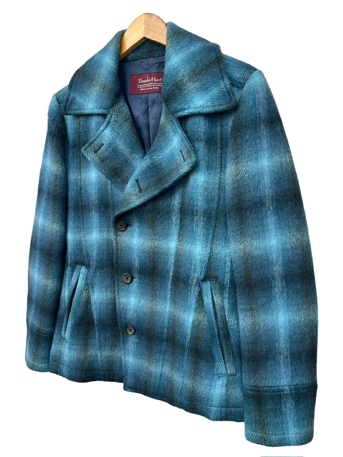 Tornado Mart Tornado Mart Japan Pleated Wool Mohair Pleated Jacket Size US S / EU 44-46 / 1 - 4 Thumbnail