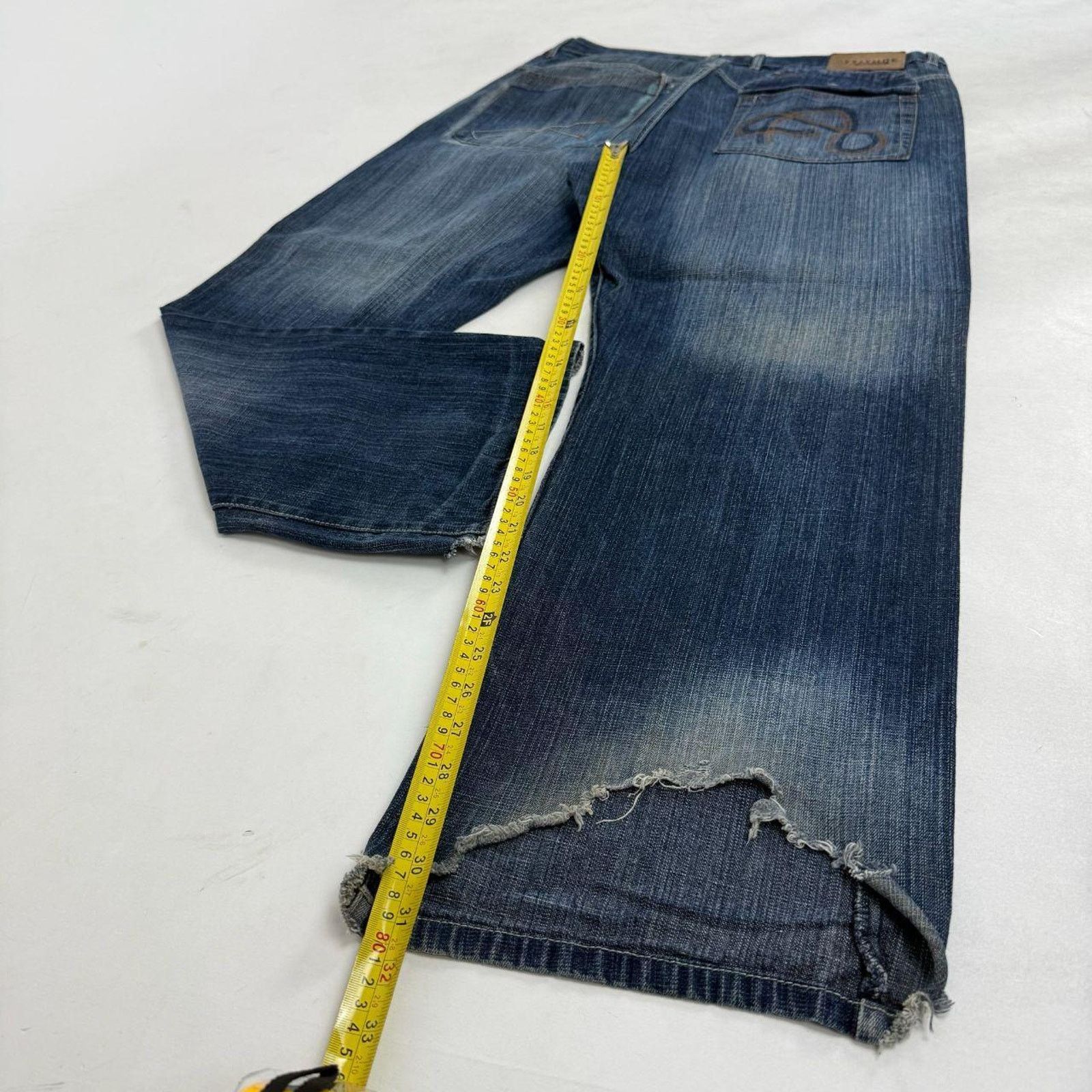 Japanese Brand × Le Grande Bleu (L.G.B.) × Vintage Vintage y2k dark wash grunge archive faded baggy rare jeans Size US 38 / EU 54 - 3 Thumbnail