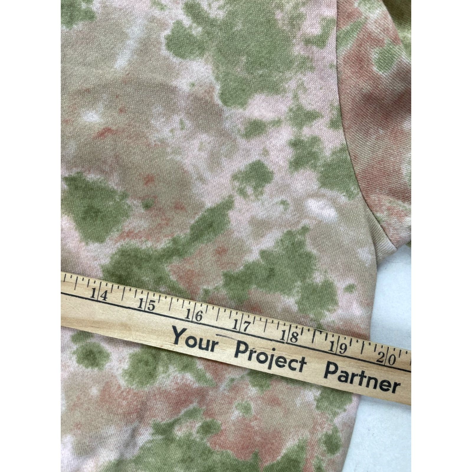 Vintage AFRM Sweatshirt Women’s XS Pink Green Tie Dye Crewneck Long Sleeve NWT Size XS / US 0-2 / IT 36-38 - 3 Thumbnail