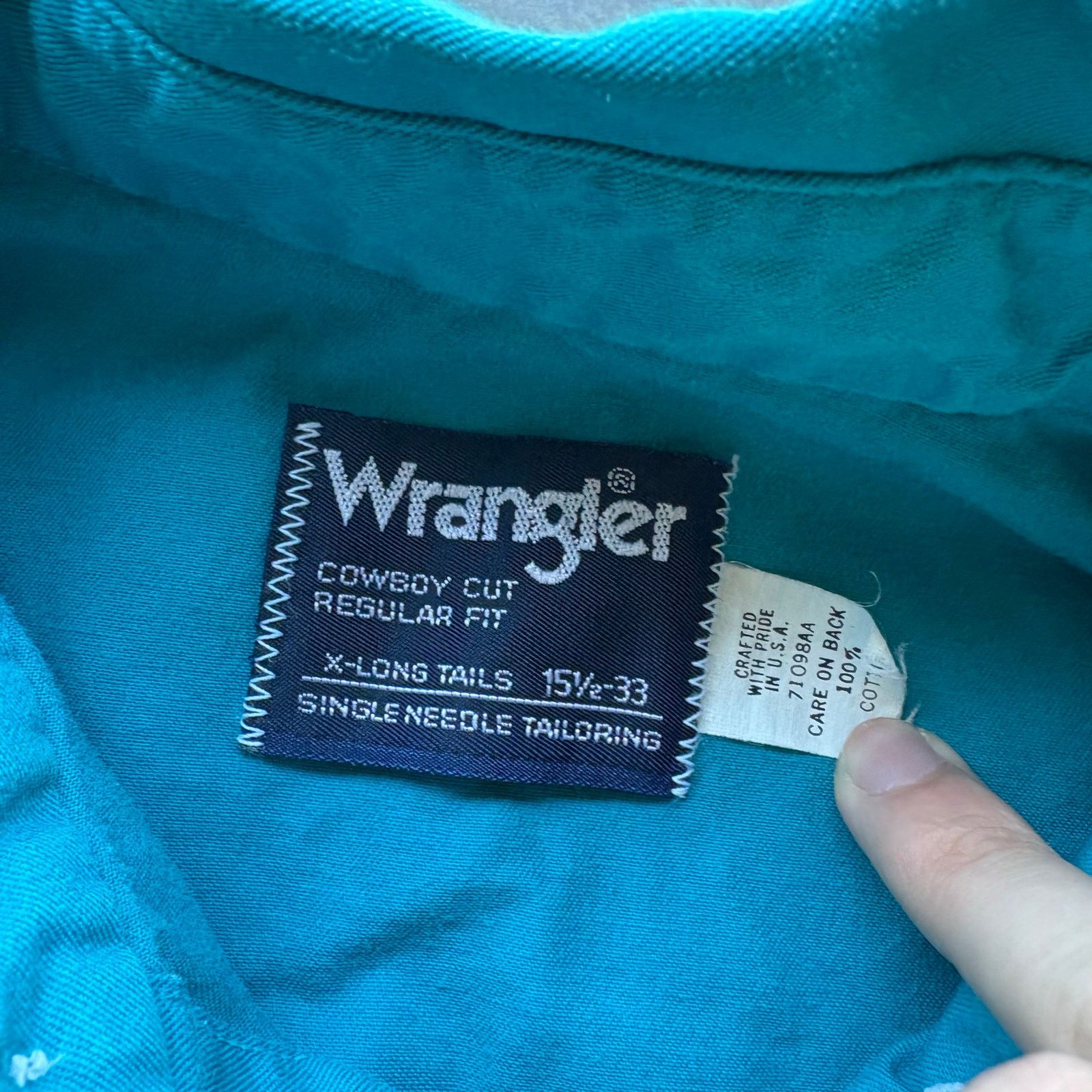 Wrangler Vintage Wrangler Cowboy Cut Western Shirt Size US M / EU 48-50 / 2 - 3 Thumbnail