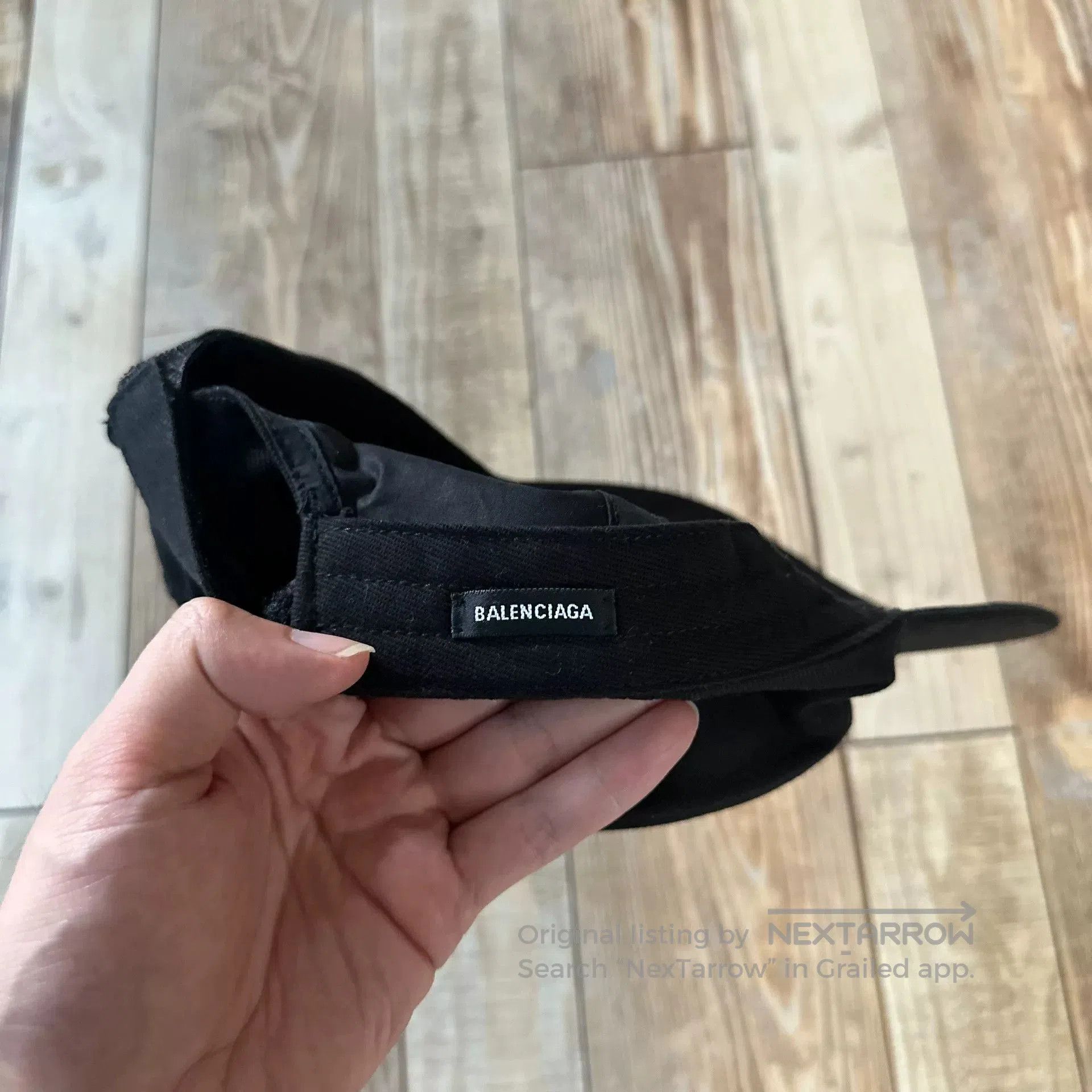 Balenciaga Balenciaga Eco Patch Logo Black Cap. Size ONE SIZE - 5 Thumbnail