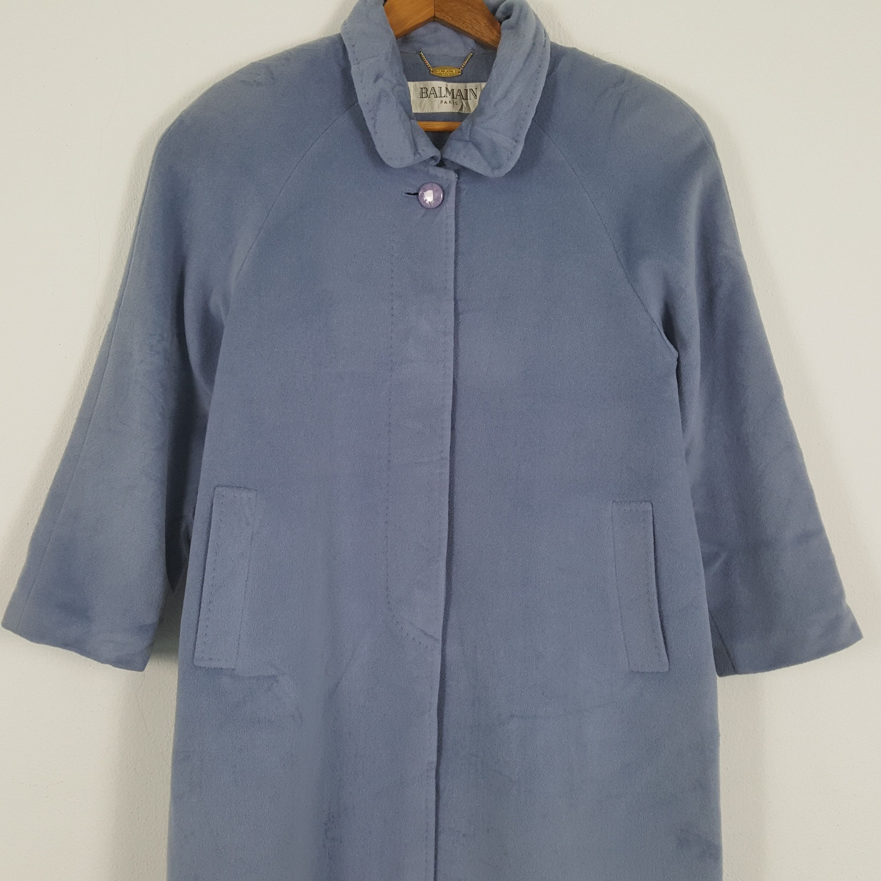 Balmain × Designer Vintage BALMAIN PARIS France Fashion Brand Coat Jacket Size US M / EU 48-50 / 2 - 2 Thumbnail