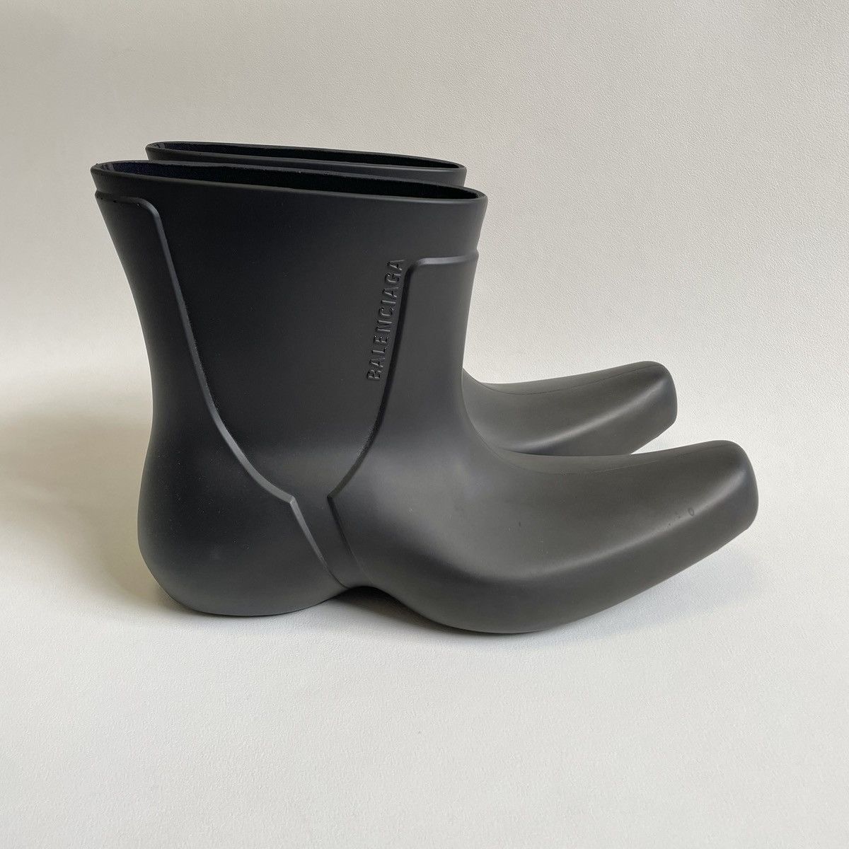 Balenciaga Black Rubber ‘Excavator’ Boots Size US 9 / EU 42 - 9 Thumbnail