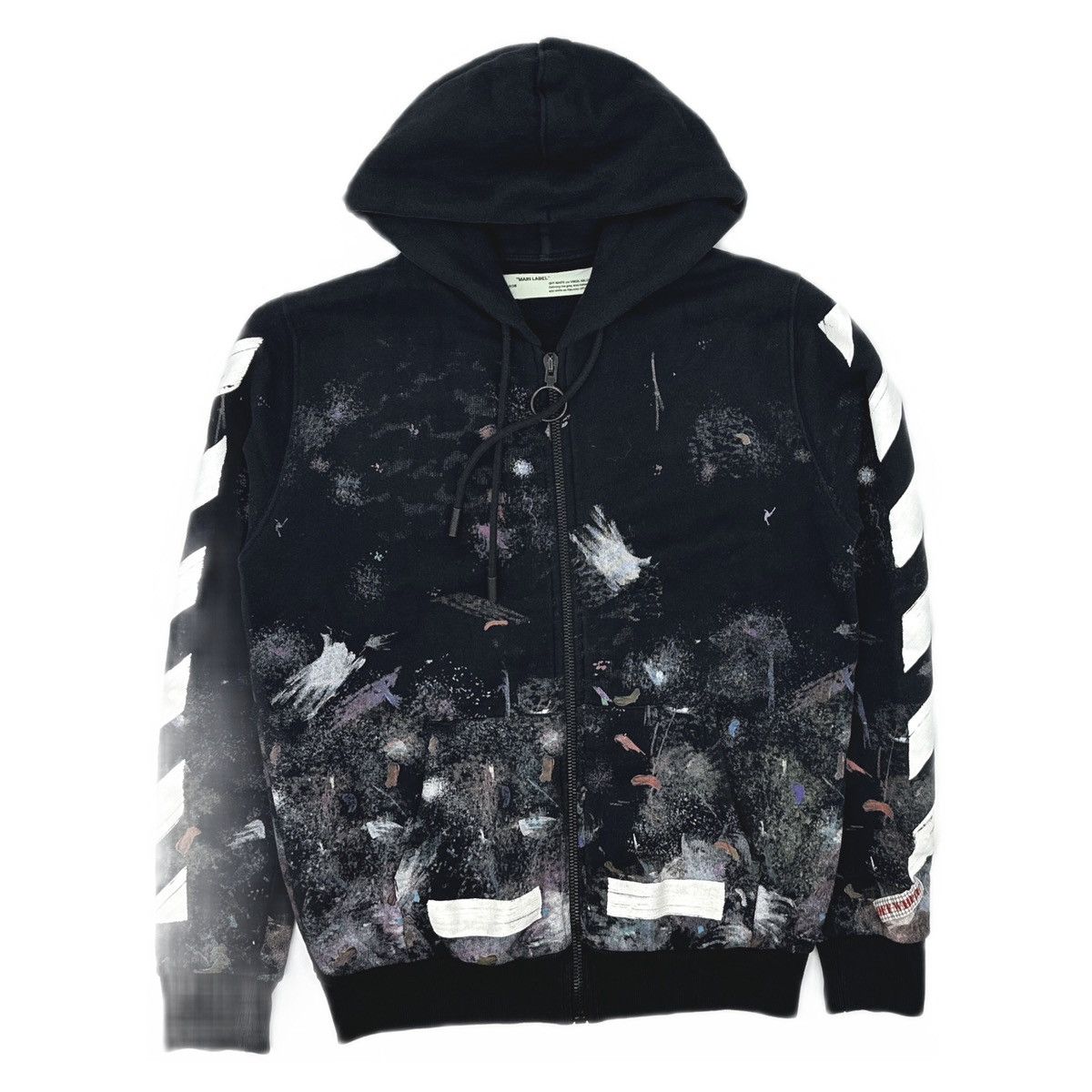 Off White Galaxy Brushed Hoodie | Grailed