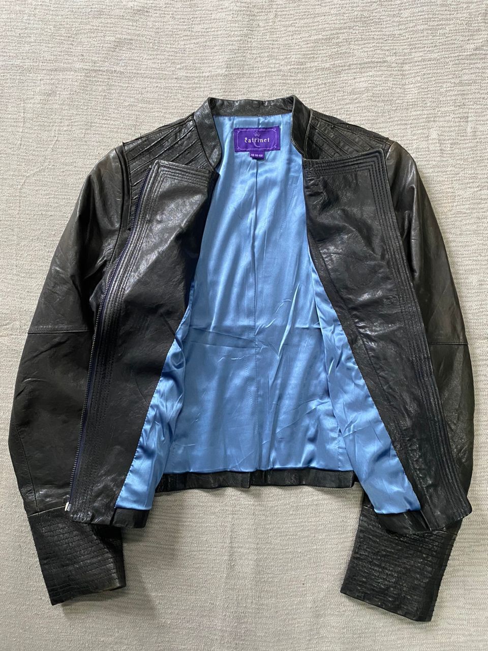 If Six Was Nine × Japanese Brand × Le Grande Bleu (L.G.B.) Catrinet Leather Jacket Size XS / US 0-2 / IT 36-38 - 7 Thumbnail