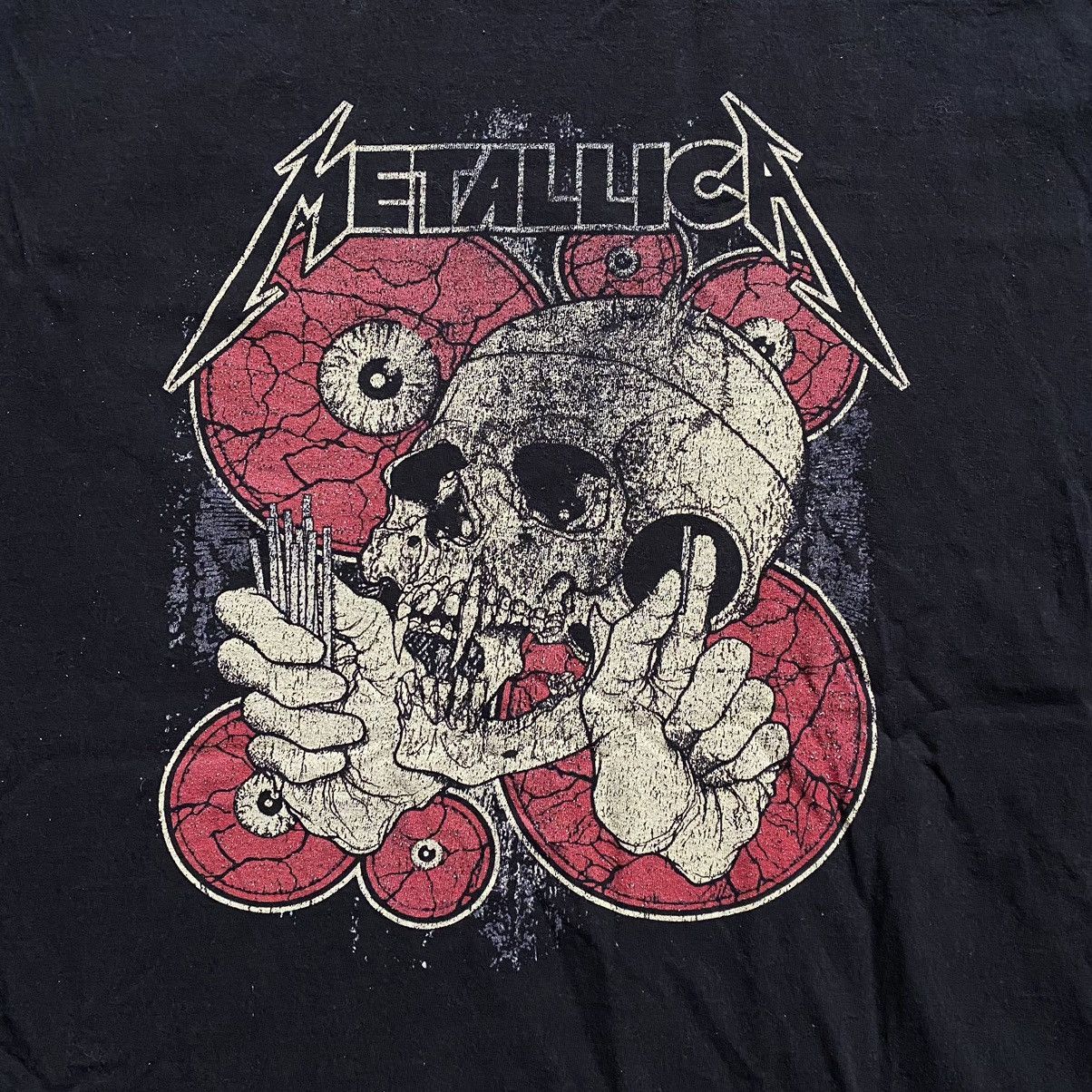 Band Tees VINTAGE METALLICA ROCK BAND SKULLS T SHIRT Size US L / EU 52-54 / 3 - 2 Thumbnail