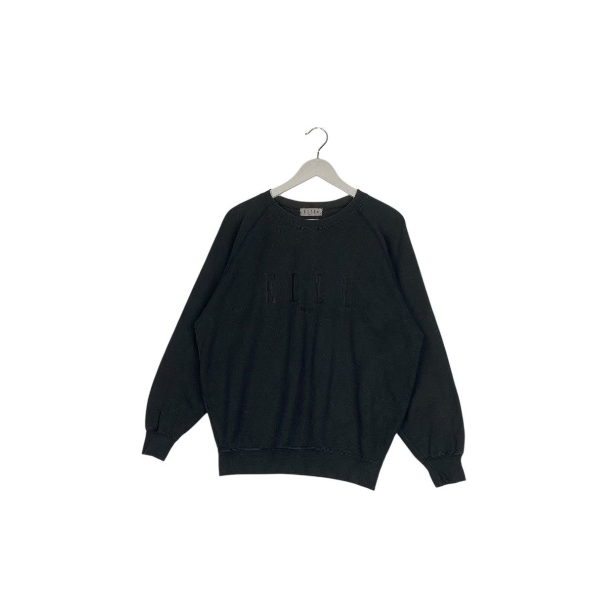 Designer × Vintage Vintage Elle Embroidered Crewneck Sweatshirt Black Size S / US 4 / IT 40 - 2 Thumbnail