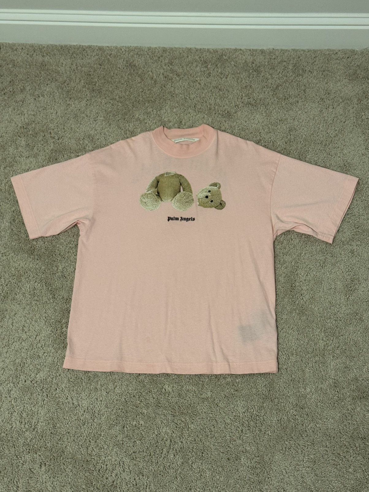 Palm Angels Palm Angels Bear Printed T-Shirt Size US XXS / EU 40 - 1 Thumbnail