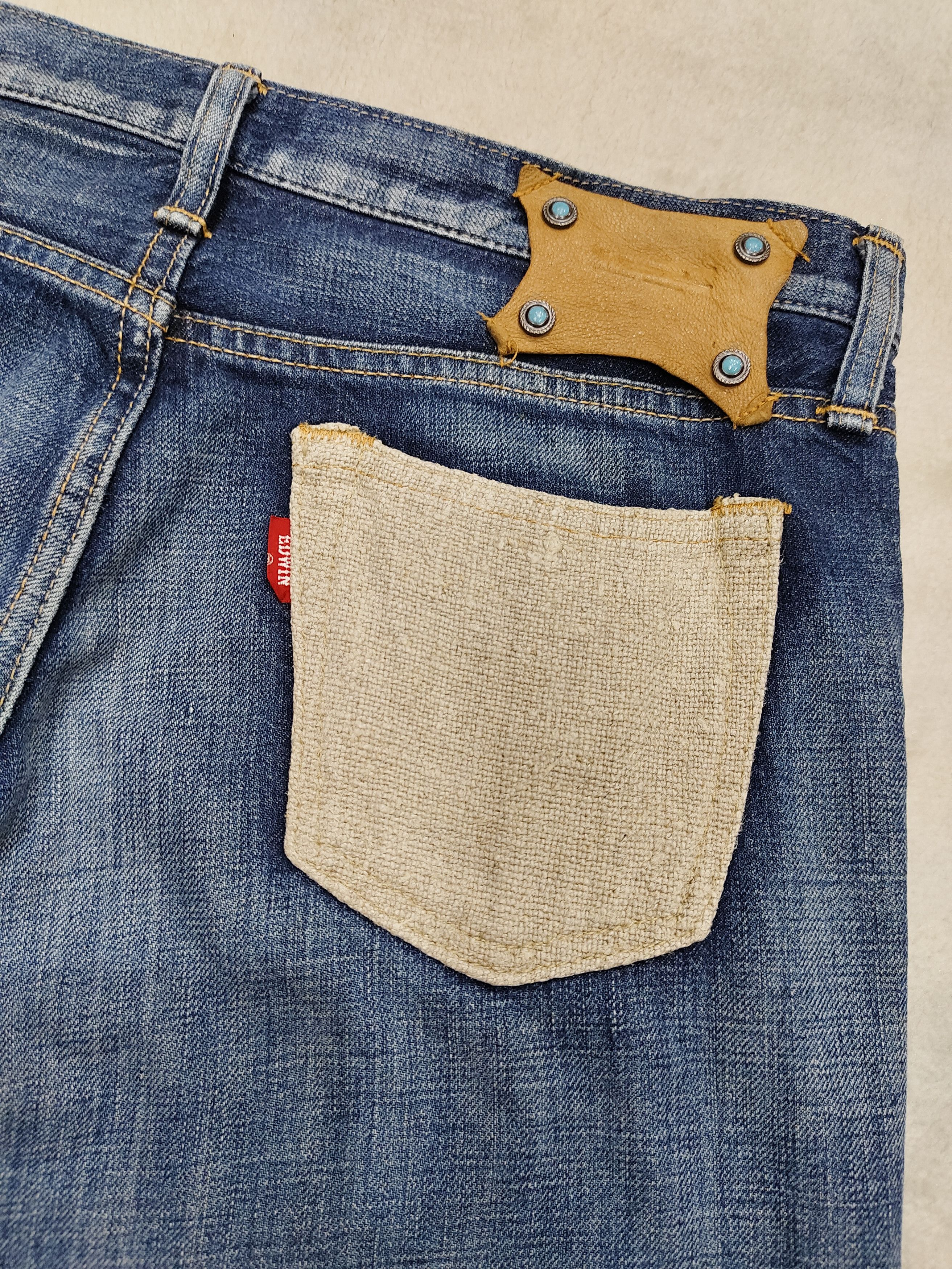 Edwin 🇯🇵 Edwin 🇯🇵 Linen Pocket Distressed Jeans Size 30" / US 8 / IT 44 - 3 Thumbnail