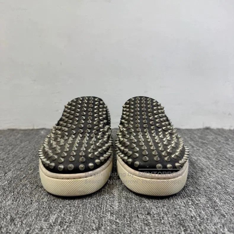 Christian Louboutin Christian Louboutin Spiked Slip-On Sneakers. Size US 10.5 / EU 43-44 - 2 Thumbnail