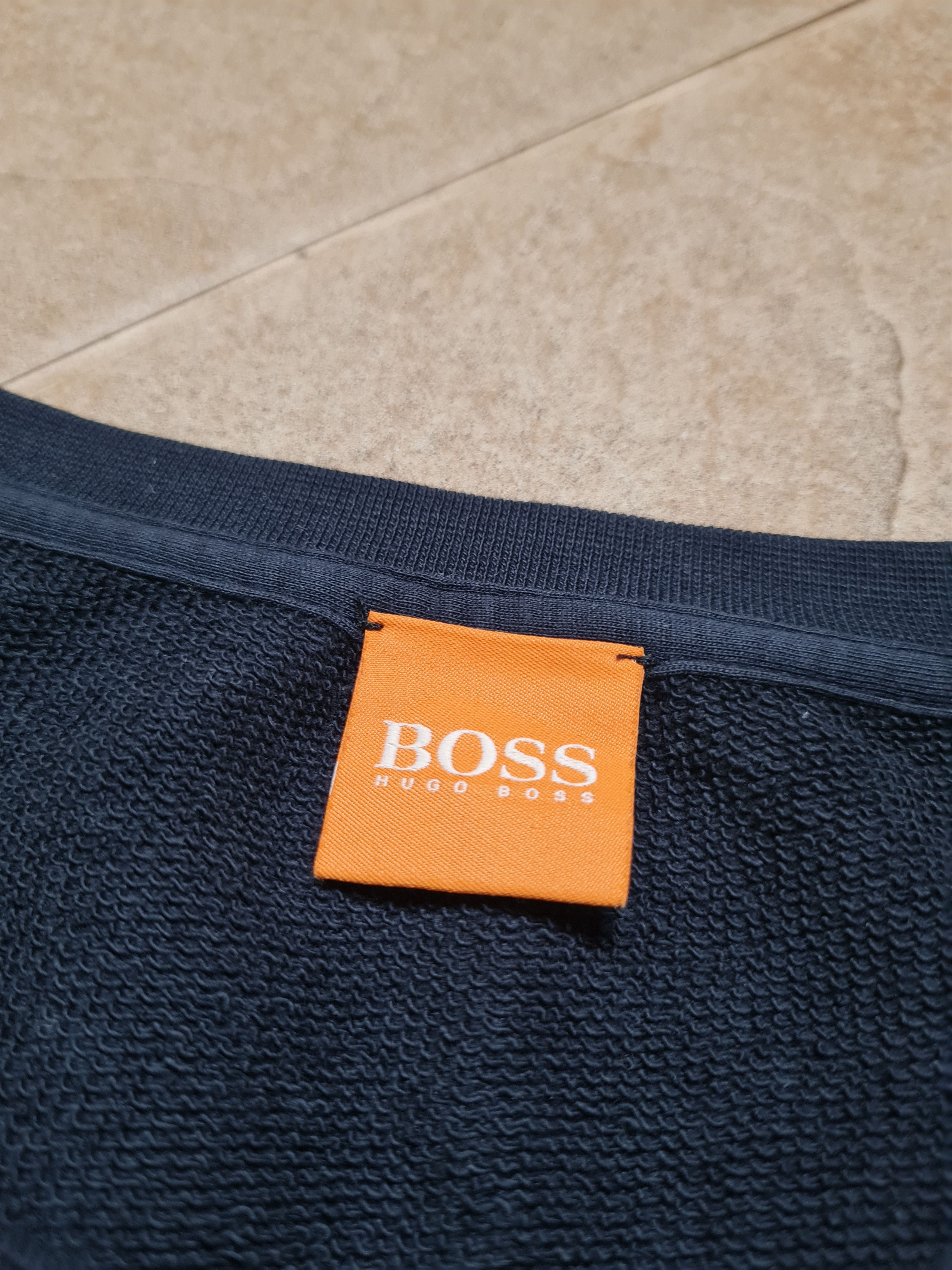 Hugo Boss Hugo Boss Orange Sweatshirt Black Crew Neck 90's Vintage UK Size US XL / EU 56 / 4 - 16 Thumbnail