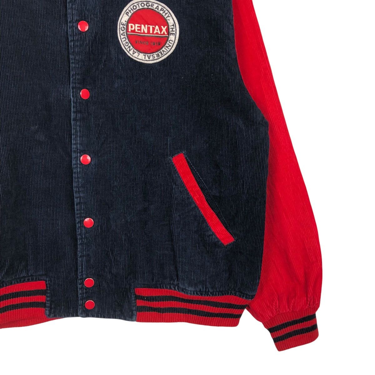 Japanese Brand 📌Vintage Bomber Jacket Pentax Big Logo Hysteric Glamour Size US L / EU 52-54 / 3 - 6 Thumbnail