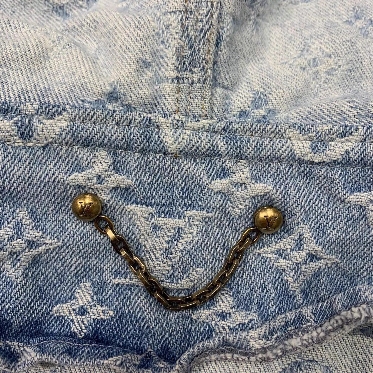 Louis Vuitton Lv x Nba Blue Monogram Denim Jacket 50 95 New Size US M / EU 48-50 / 2 - 9 Thumbnail