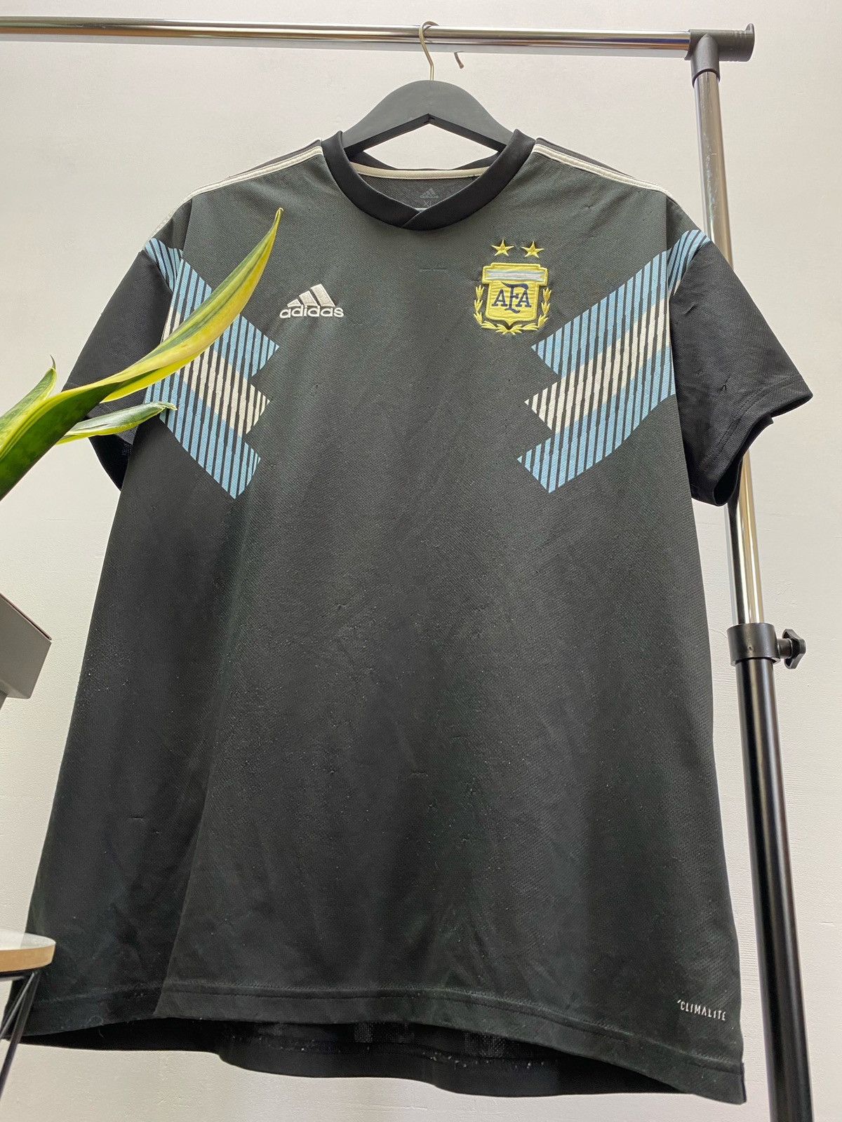 Adidas Adidas ARGENTINA 2018 2019 Away Football Shirt Soccer Jersey Size US XL / EU 56 / 4 - 2 Thumbnail