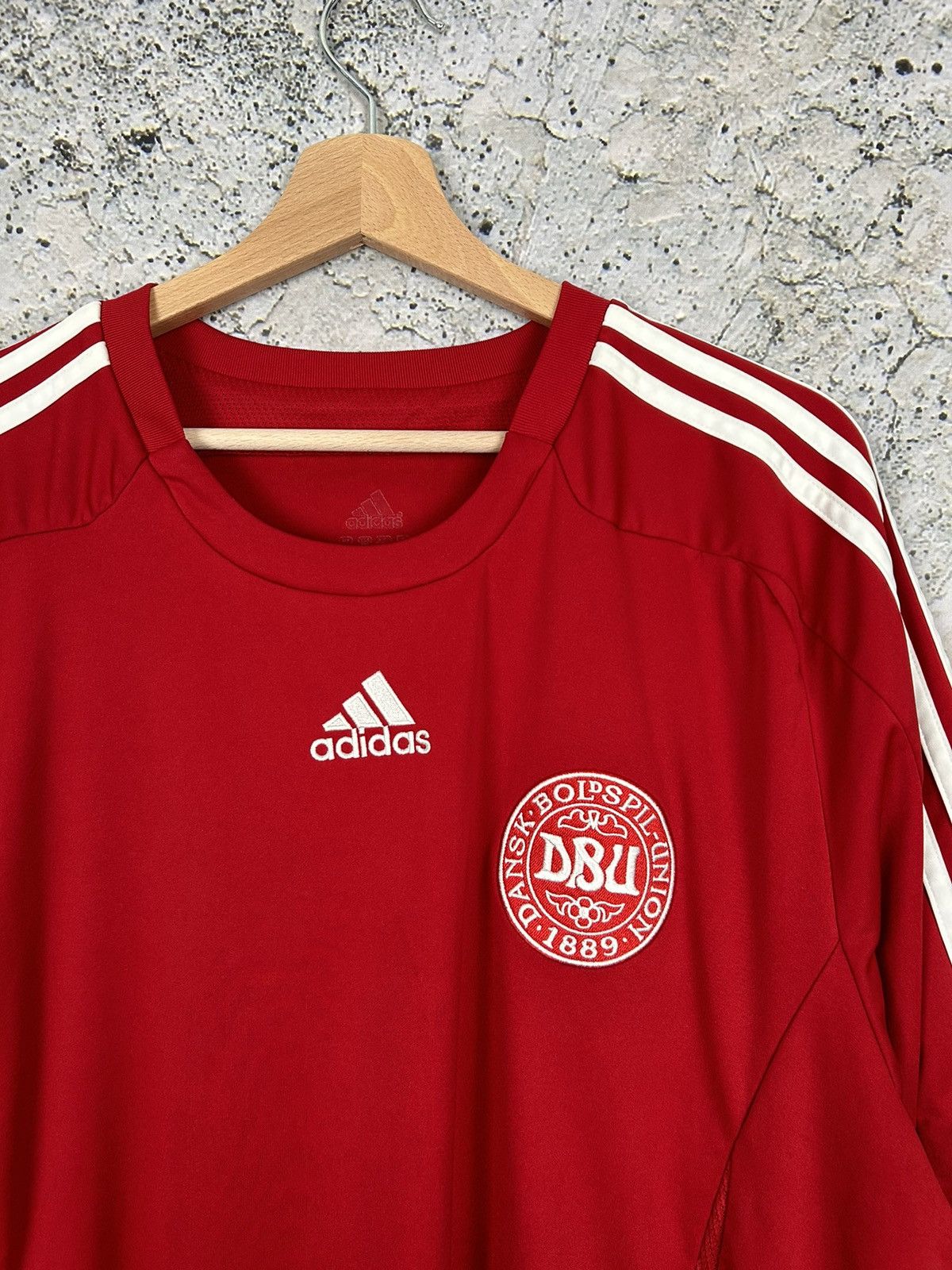 Adidas Vintage Adidas Denmark 2007 Soccer Jersey Football Sport Size US XXL / EU 58 / 5 - 3 Thumbnail