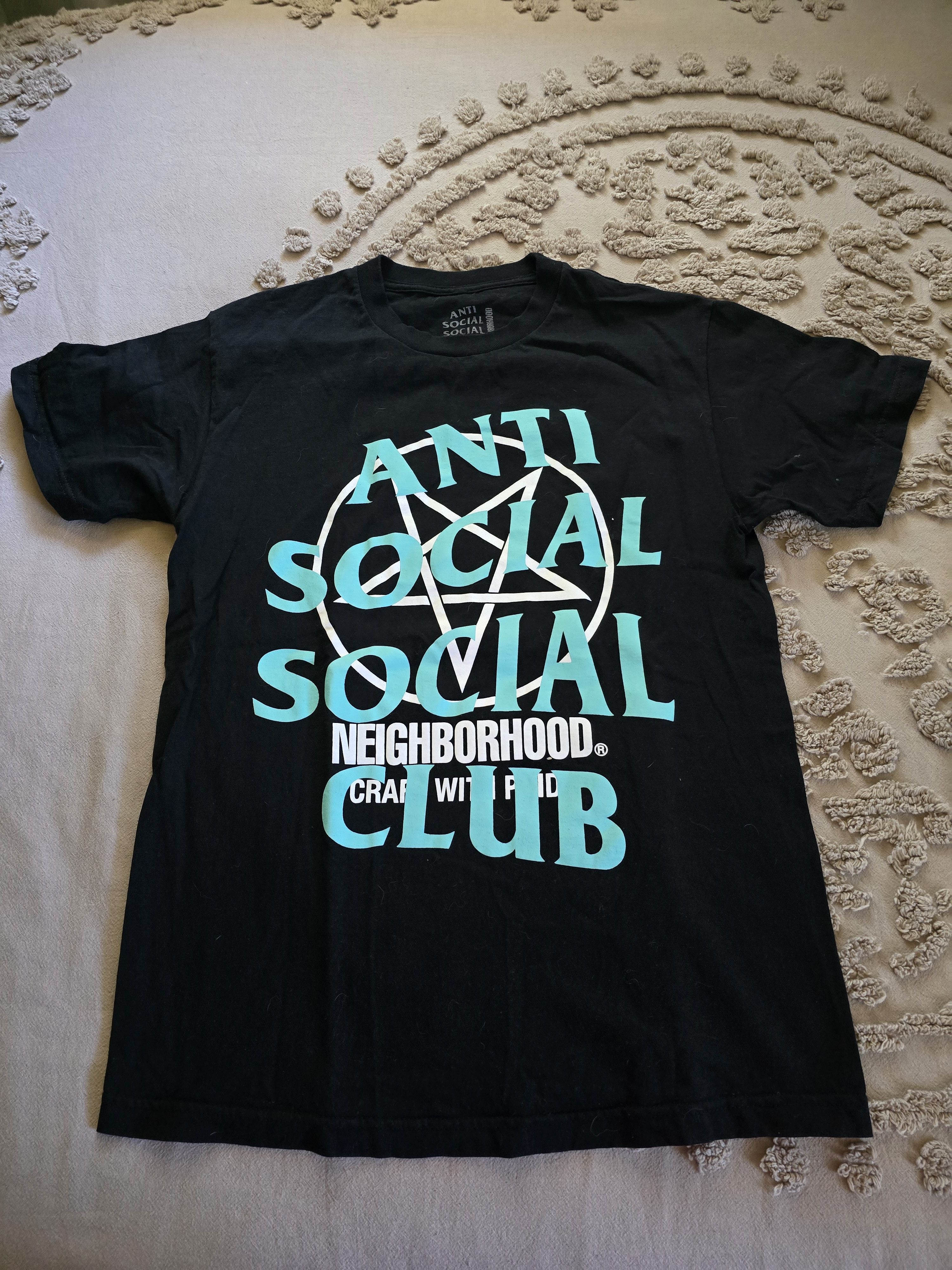 s*o様 NEIGHBORHOOD Anti Social Social Clu Anti Social Social Club x Neighborhood Stuck On You Tee