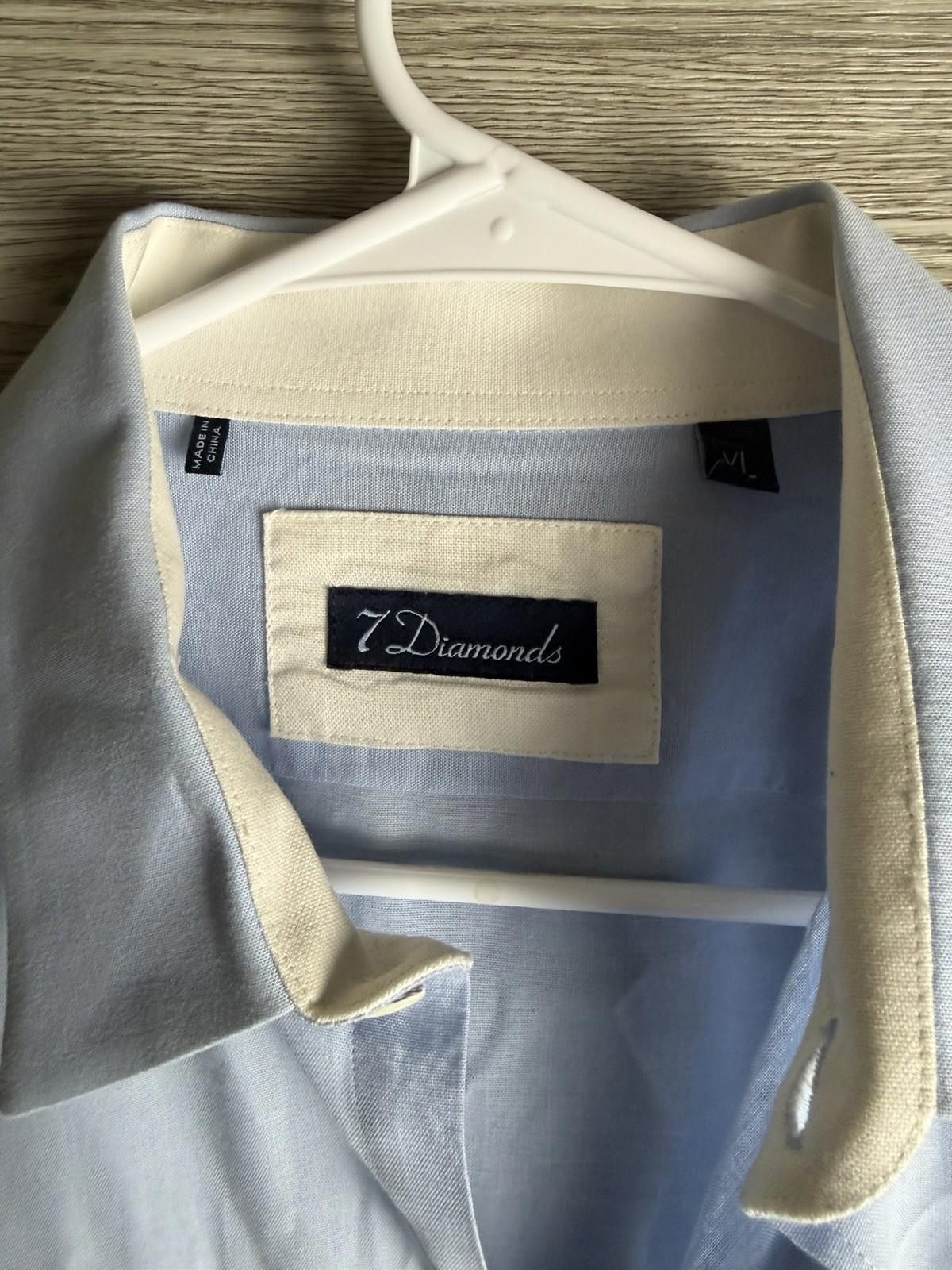 7Diamonds 7 Diamonds 4 Way Stretch Button Up Mens Sz Xl Long Sleeve Size US XL / EU 56 / 4 - 3 Thumbnail
