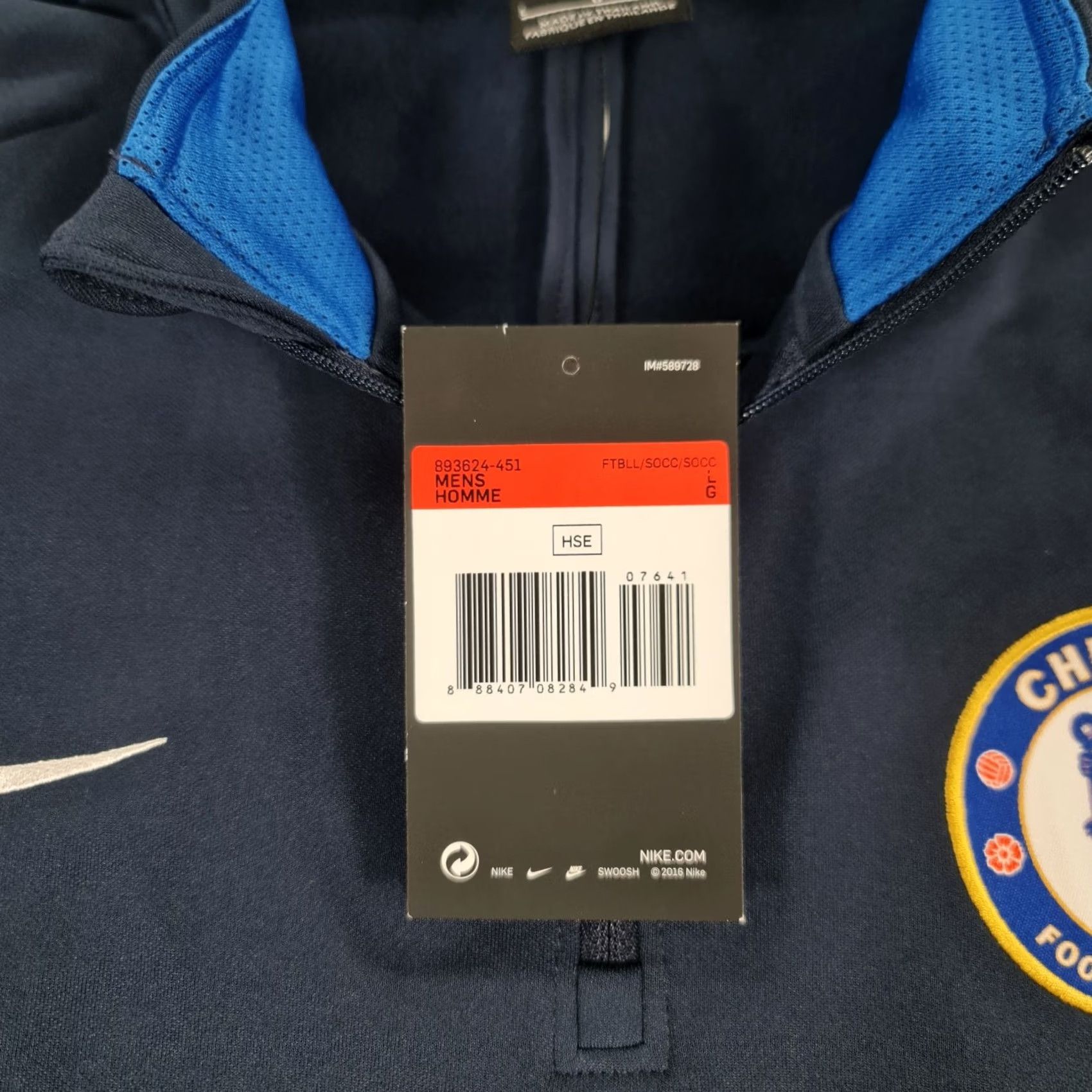 Nike Nike Chelsea FC Mens Drill Top Large Football Quarter Zip Sweatshirt Trivago Size US L / EU 52-54 / 3 - 4 Thumbnail