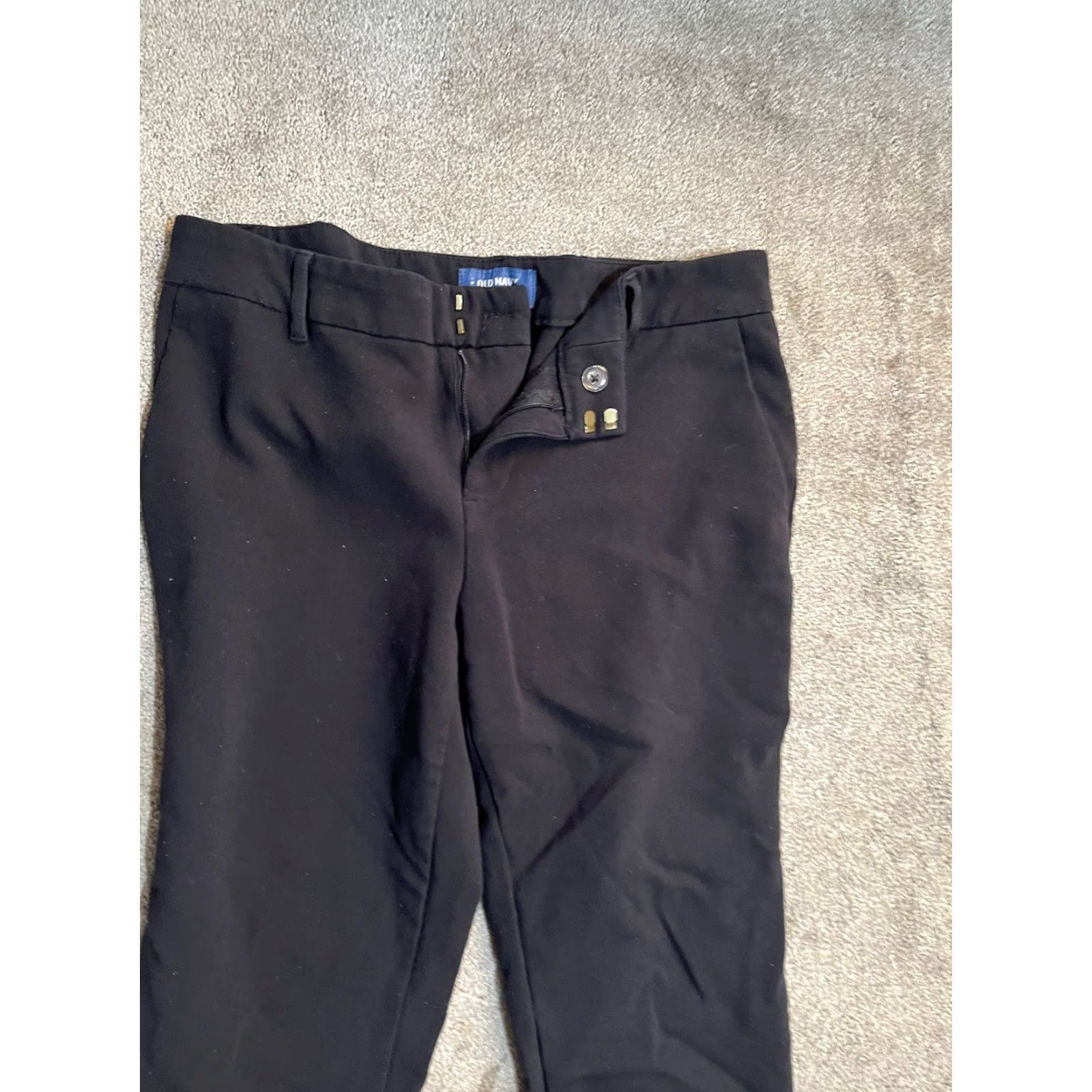 Old Navy Old Navy Harper Dress Pants Womens 10 Black Mid Rise Straight Stretch Career Pants Women Black 10 Formal Office Dresspants Size 32" / US 10 / IT 46 - 2 Thumbnail