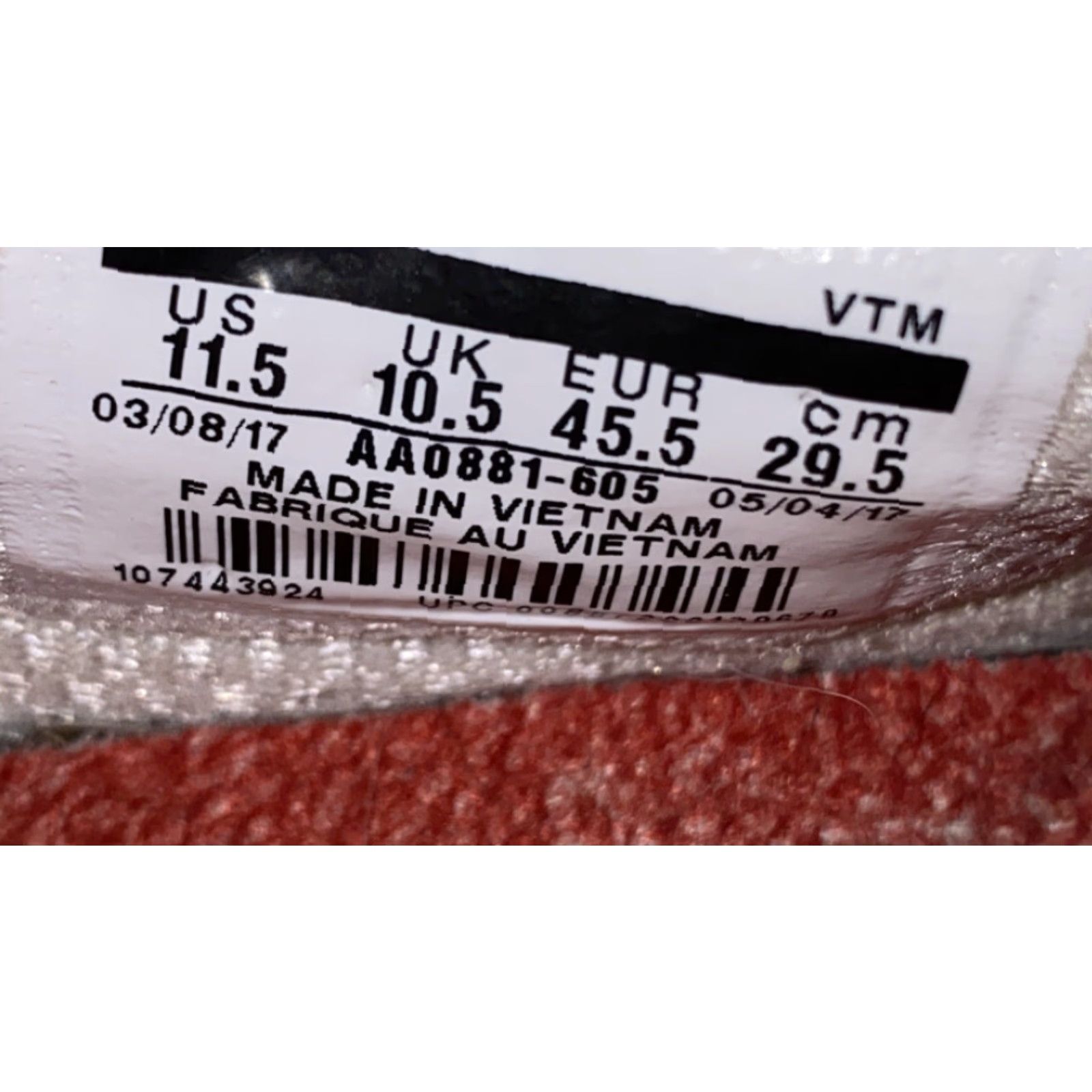 Nike Nike Free Trainer V7 Week Zero Men 11.5 Ohio State Red Sneaker AA Athletic Vintage No Size US 11 / EU 44 - 7 Thumbnail