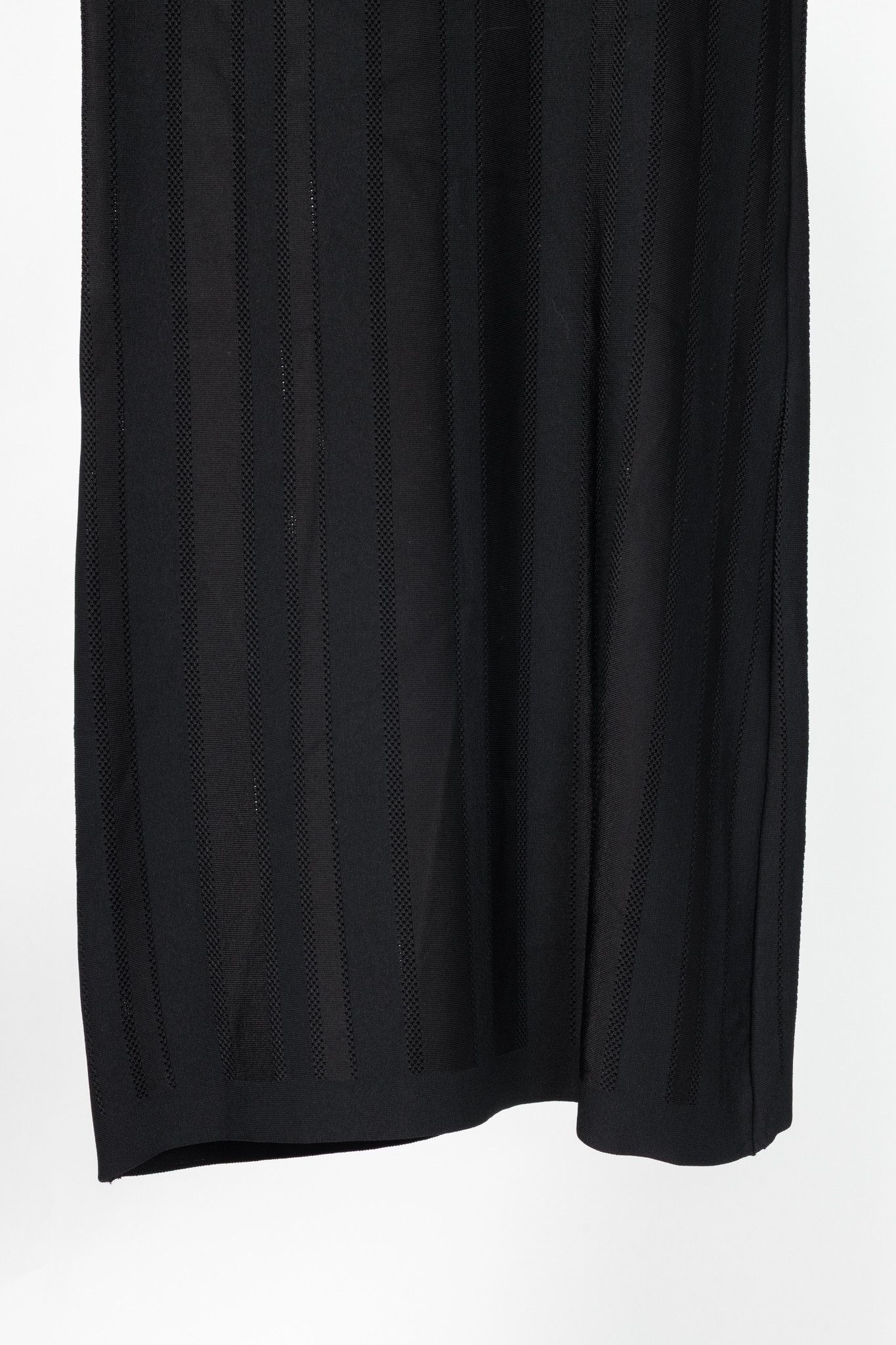 Mulberry Mulberry Black Ponte-Knit Jacquard-Stripe Mini Dress Size XS / US 0-2 / IT 36-38 - 6 Thumbnail