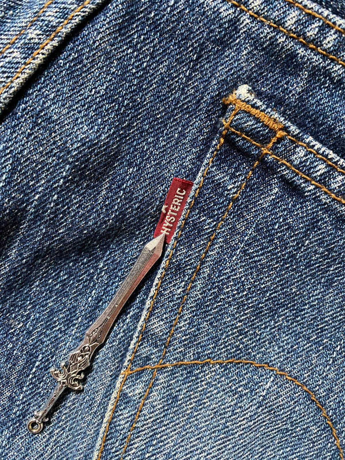 Hysteric Glamour Hysteric Glamour ‘Patchwork’ Flared Leg Denim Size US 30 / EU 46 - 7 Thumbnail