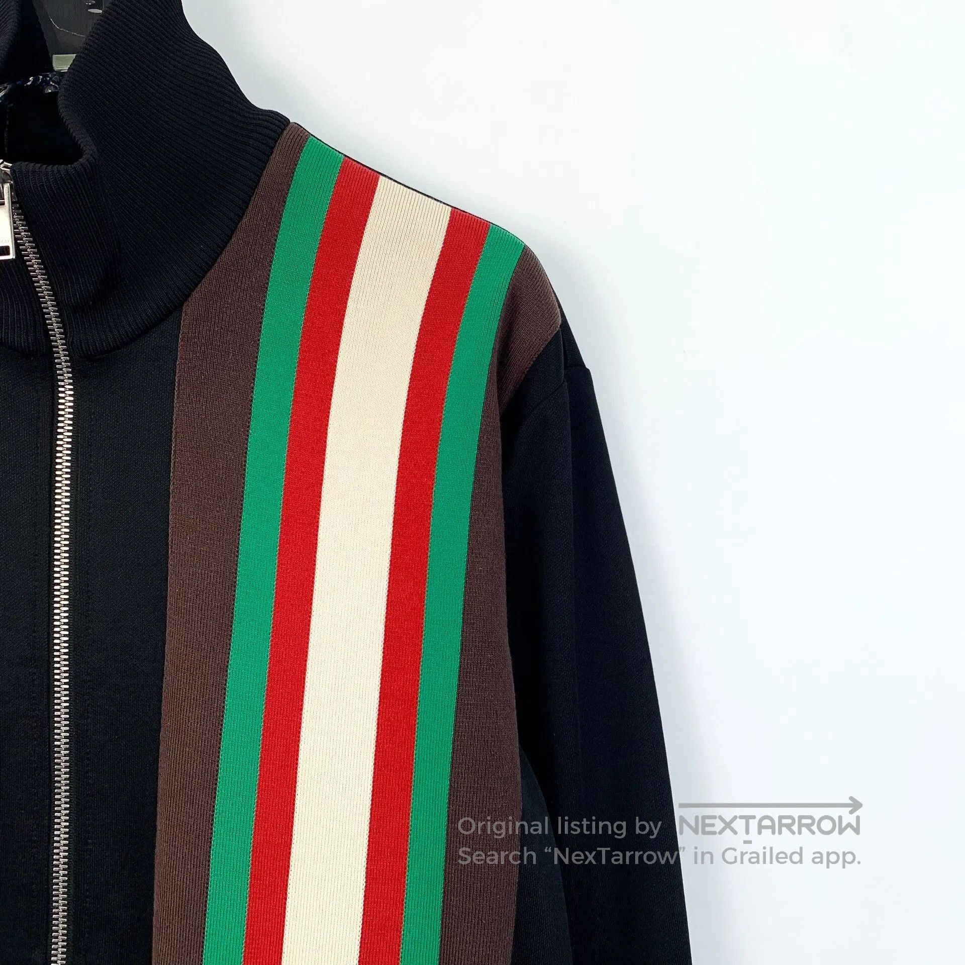 Gucci Gucci Striped Stand Collar Jacket. Size US XS / EU 42 / 0 - 3 Thumbnail