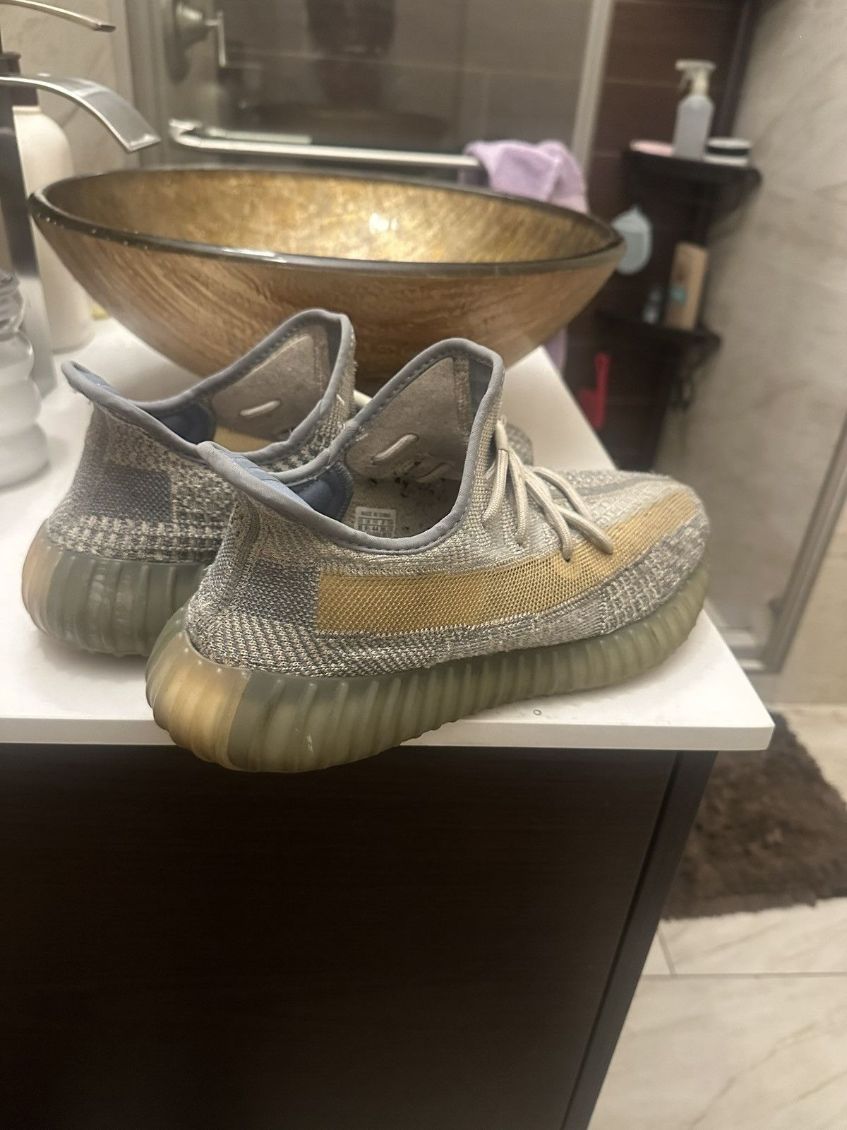 Yeezy Grey tan greenish yeezy 350 boost Size US 10.5 / EU 43-44 - 3 Thumbnail