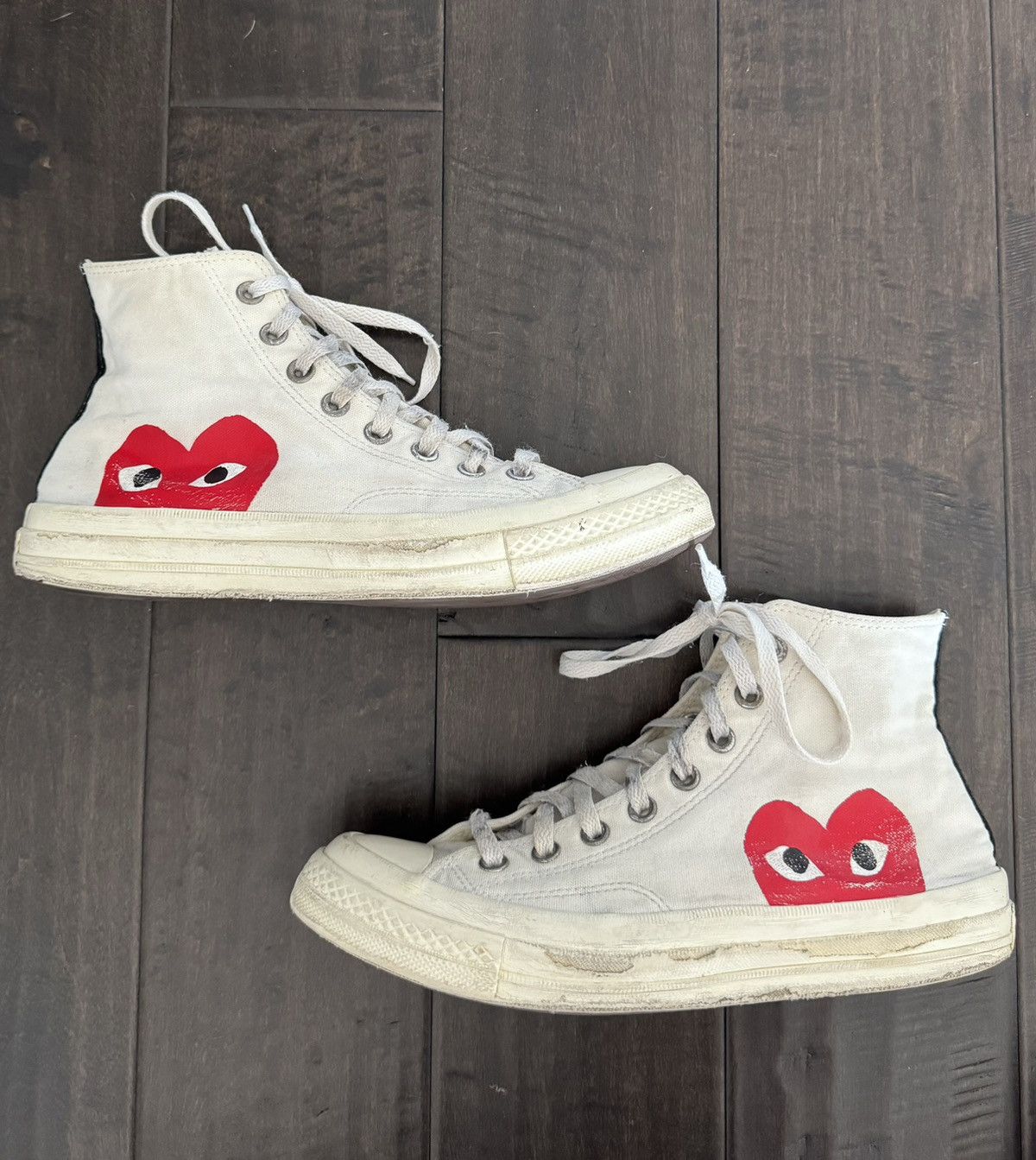 Comme des Garcons × Converse Converse X Comme Des Garcons Hi-Tops Size US 10 / IT 40 - 2 Thumbnail