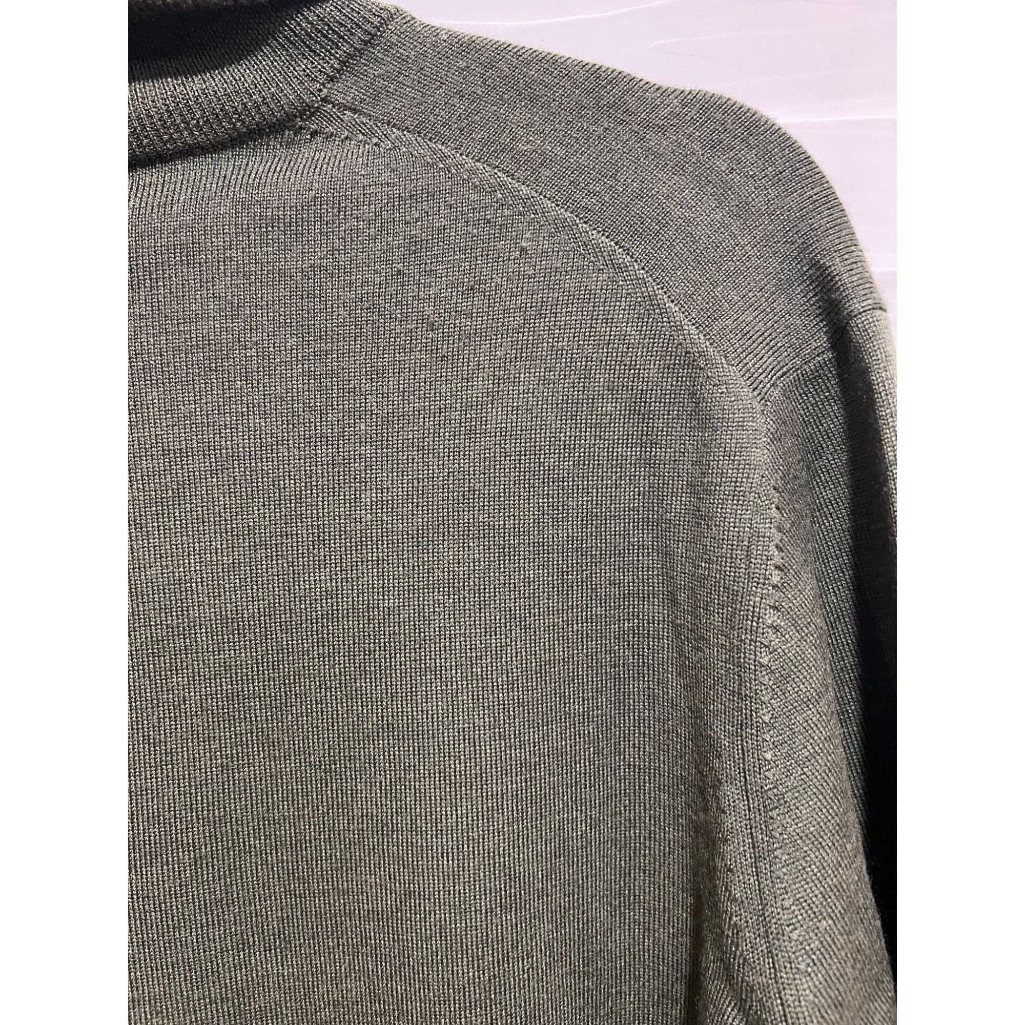 UNTUCKit Untuckit Merino Wool 1/4 Zip Pullover - Size L Size US L / EU 52-54 / 3 - 4 Thumbnail