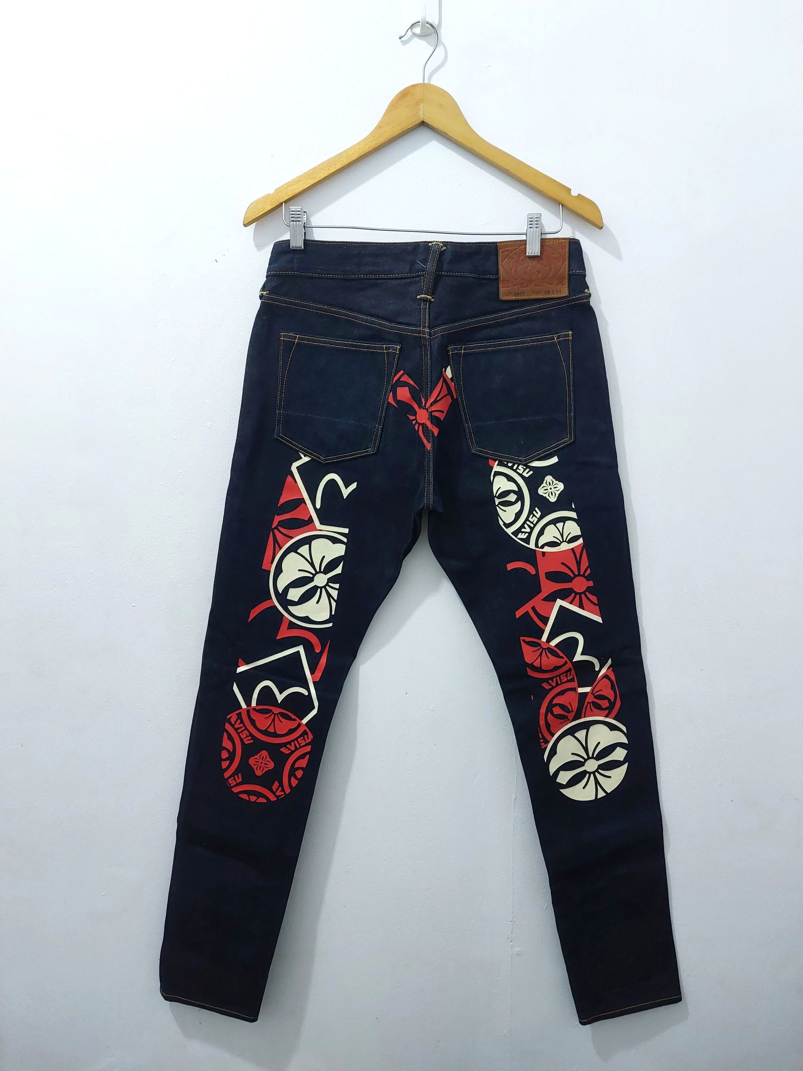 Image of Evisu - Daicock Selvedge Denim Jeans, Men's (Size 30)