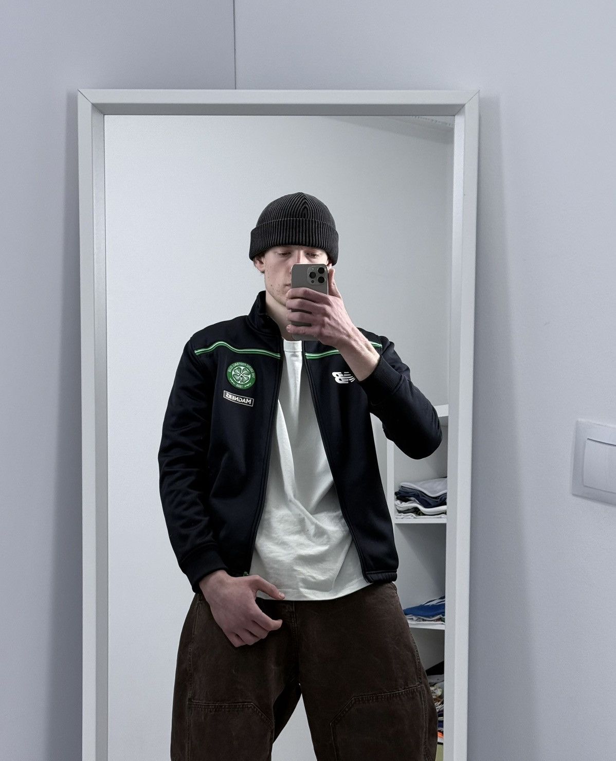 Other Vintage New Balance Celtic streetwear soccer zip jacket Size US M / EU 48-50 / 2 - 6 Thumbnail