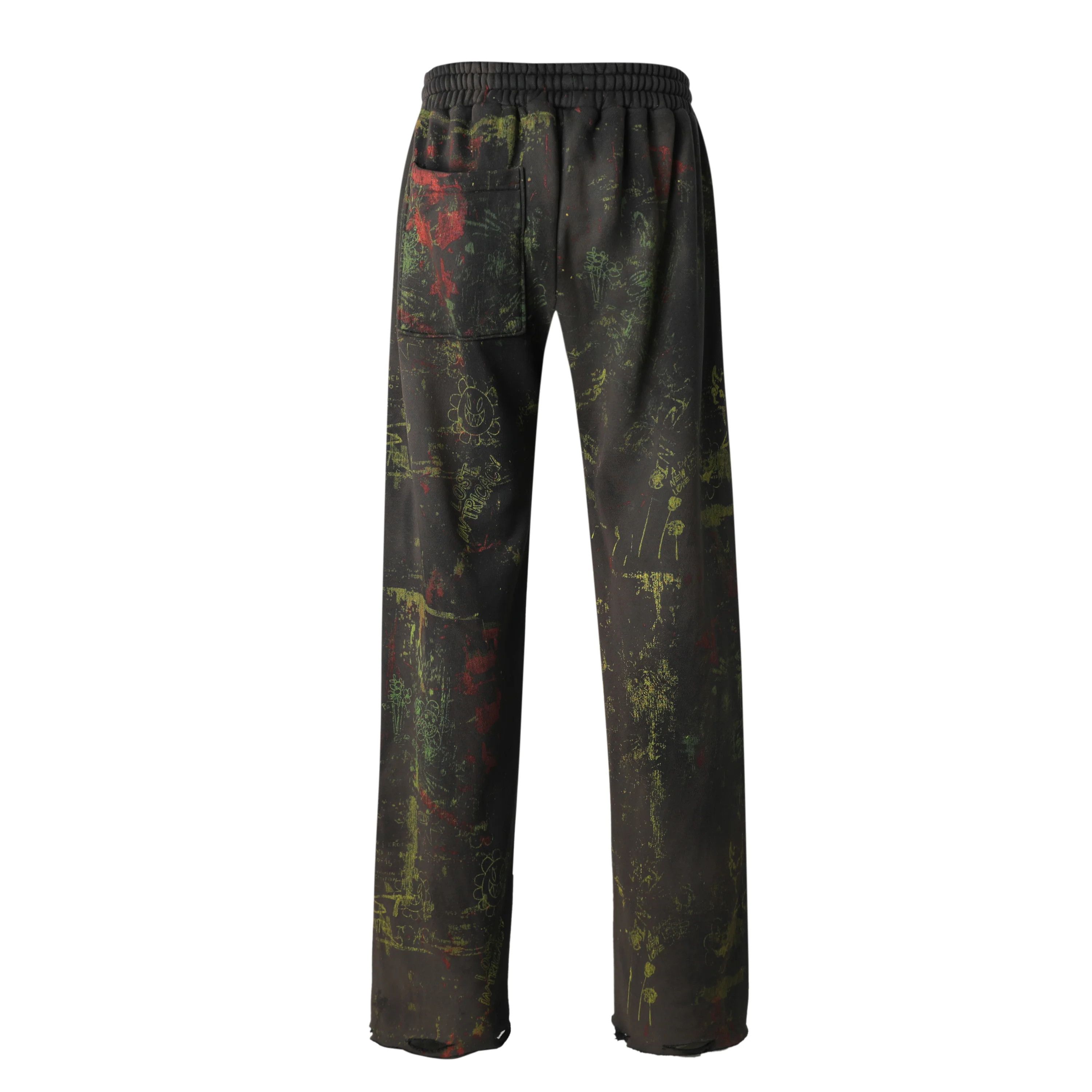 LOST INTRICACY Lost Intricacy 'Decay Archive' Green Sweats Size US 36 / EU 52 - 2 Thumbnail